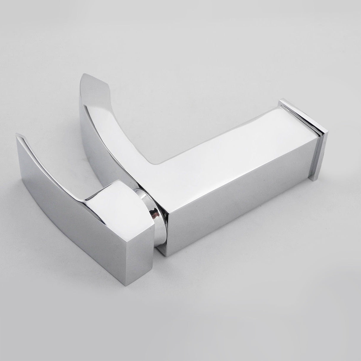 Chrome Bathroom Waterfall Bath Filler & Basin Mixer Tap Set