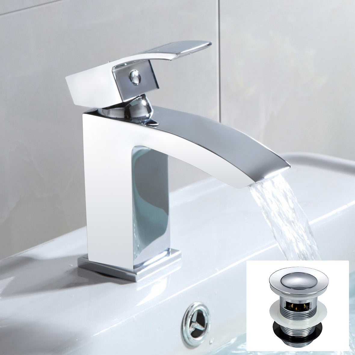 Arke Contemporary Basin Sink Mono Mixer Tap