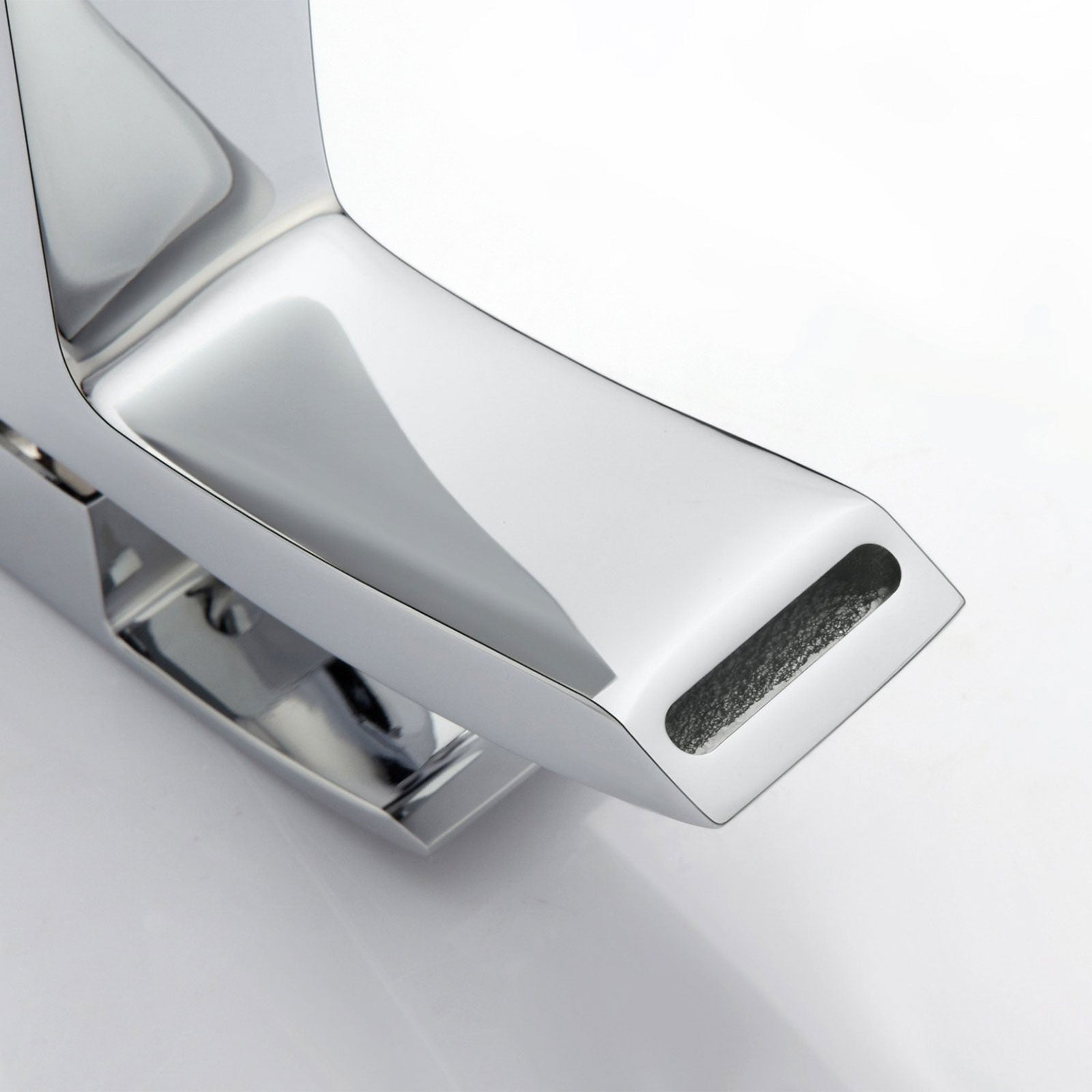 Chrome Bathroom Waterfall Bath Filler & Basin Mixer Tap Set