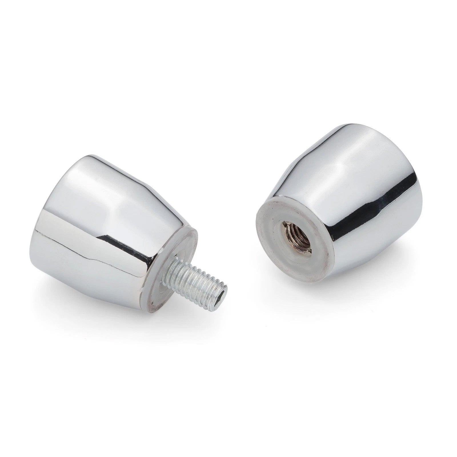 Cone Chrome Aluminium Shower Door Knob Handle