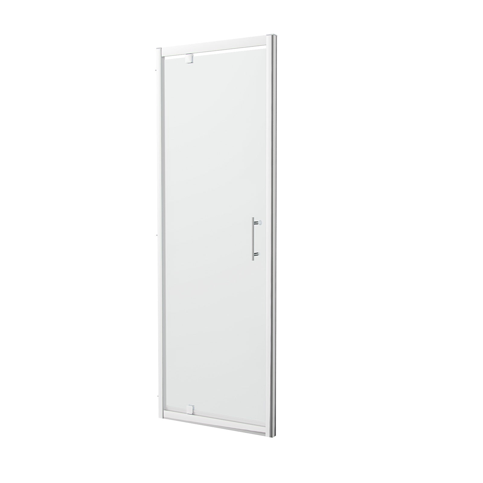 Saga 700mm Modern Pivot Shower Door Enclosure Screen Safety Glass Chrome