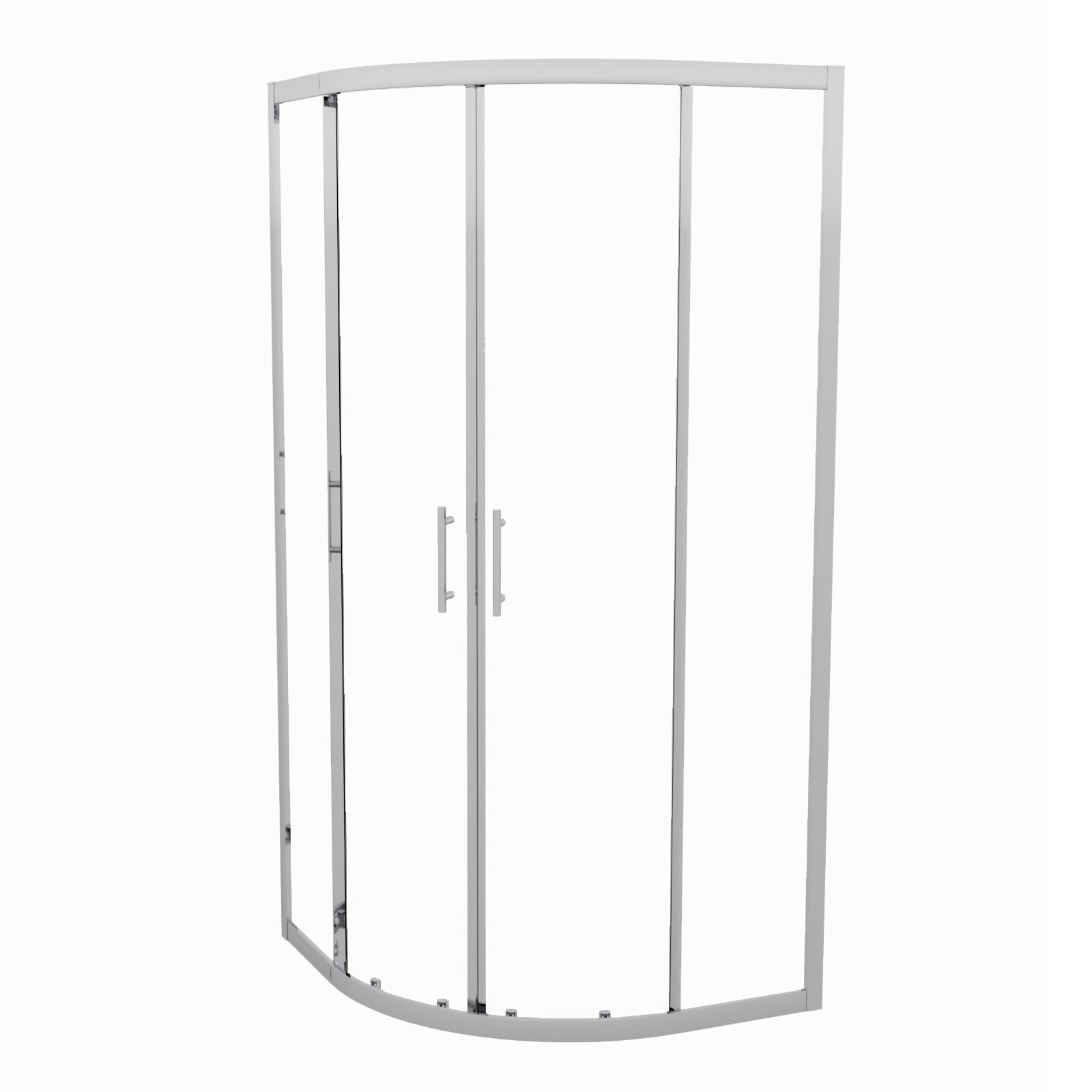 Toilet Pedestal Sink Quadrant Shower Enclosure 3-Piece Bathroom Suite
