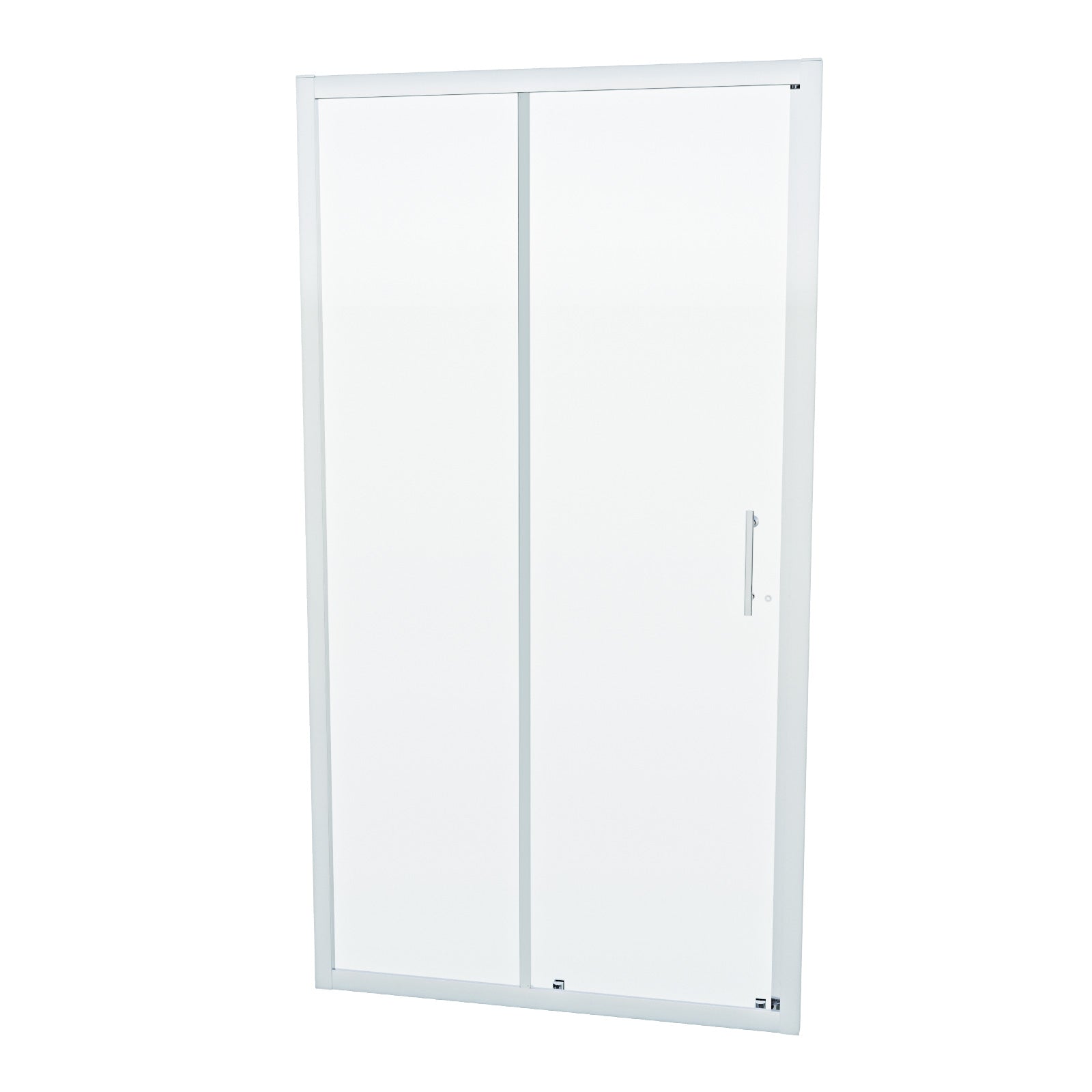 1000 mm Slider Shower Door Enclosure with 900 Frameless Glass Panel Screen + Tray
