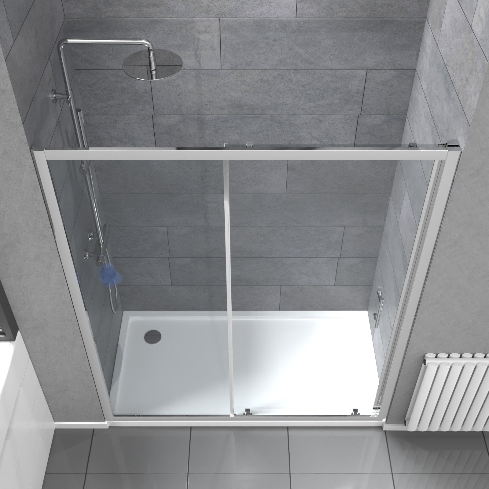 Saturn Glass Sliding Door Panel for Shower Enclosures