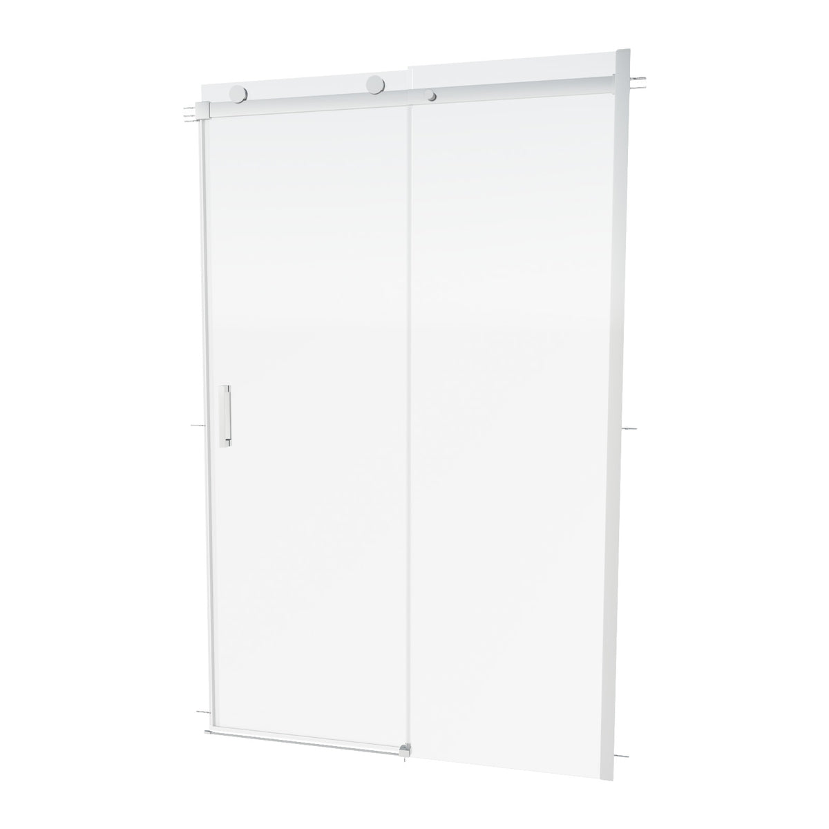 Hardwick 1100mm Frameless Sliding Shower Door 8mm Clear Tempered Glass