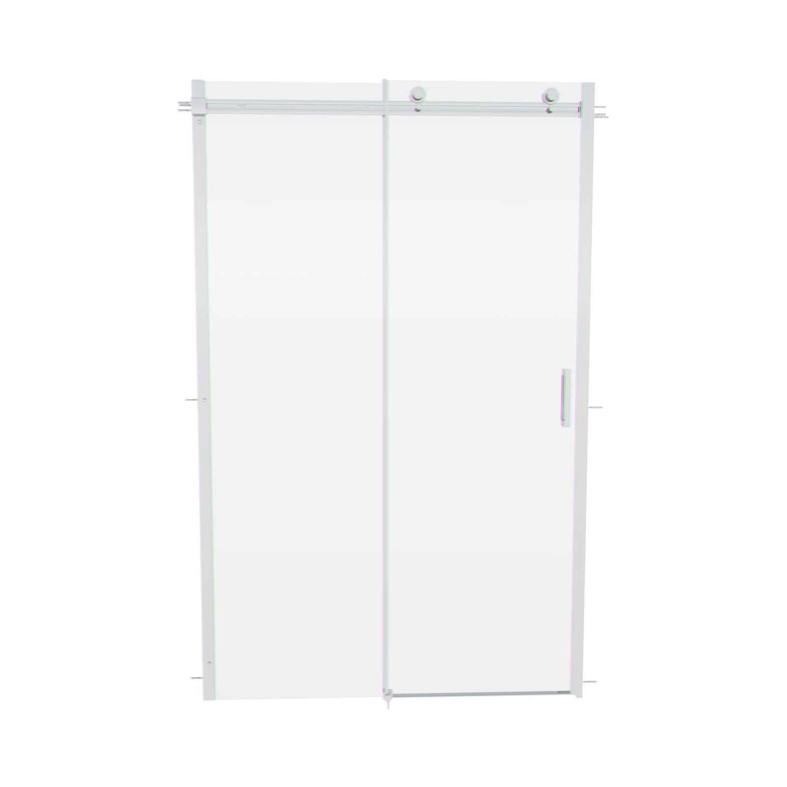 Hardwick 1200mm Frameless Sliding Shower Enclosure 8mm Clear Tempered Glass