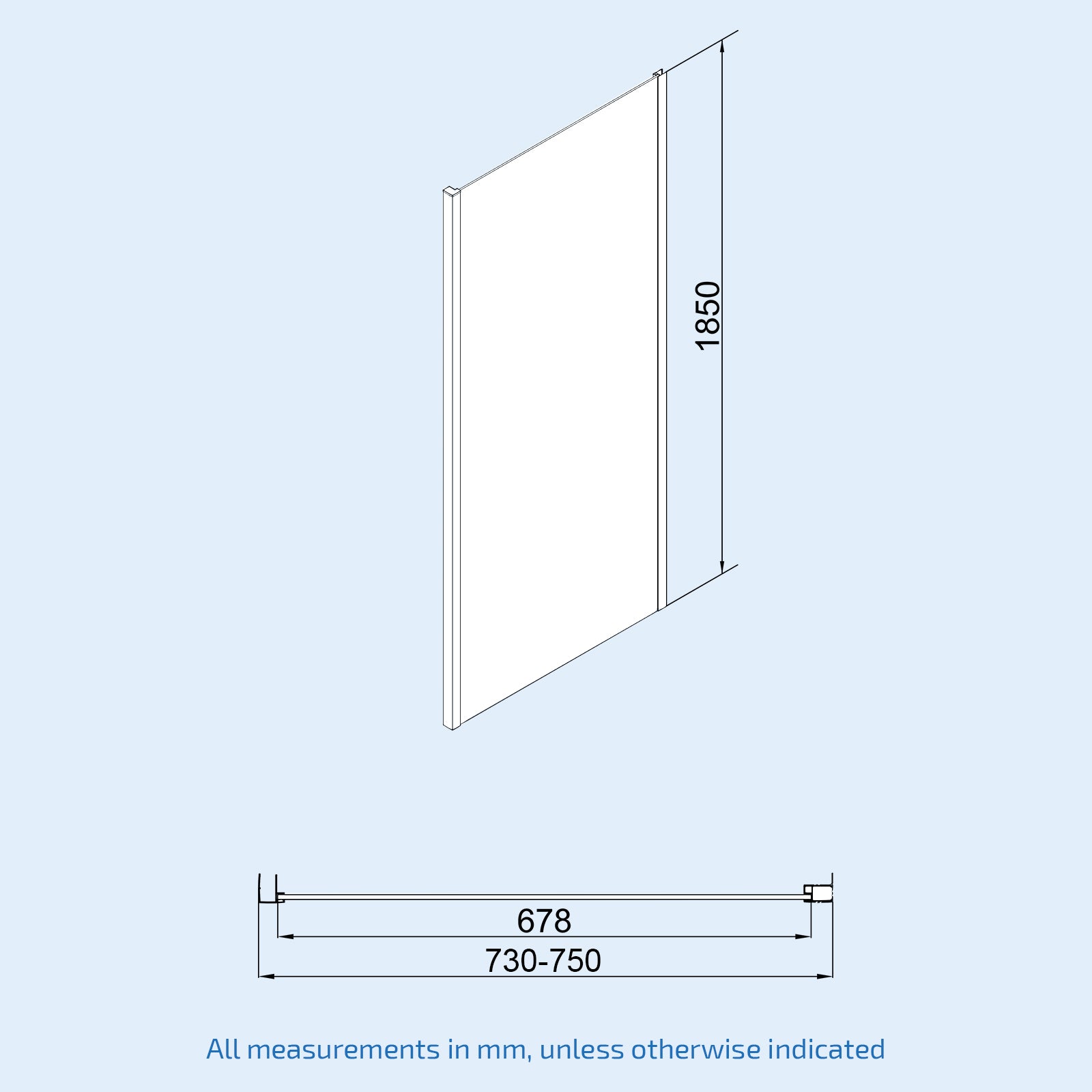 Jupiter 760 x 760mm Pivot Door Shower Enclosure & Side Panel Brushed Brass