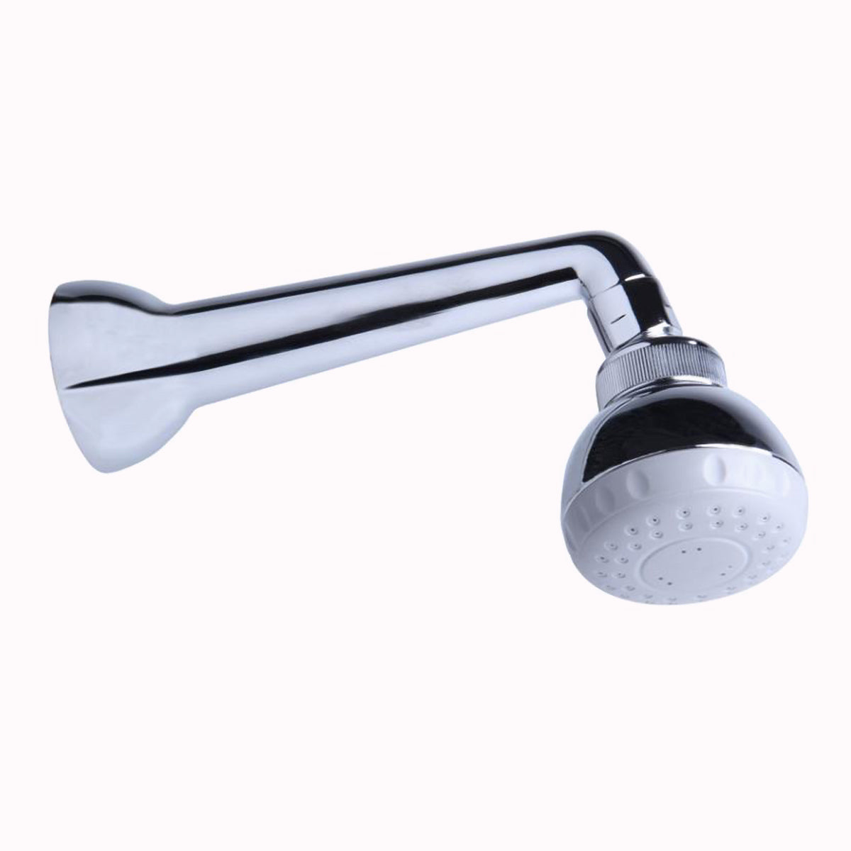 Round Jet Shower Head And Wall Arm Chrome