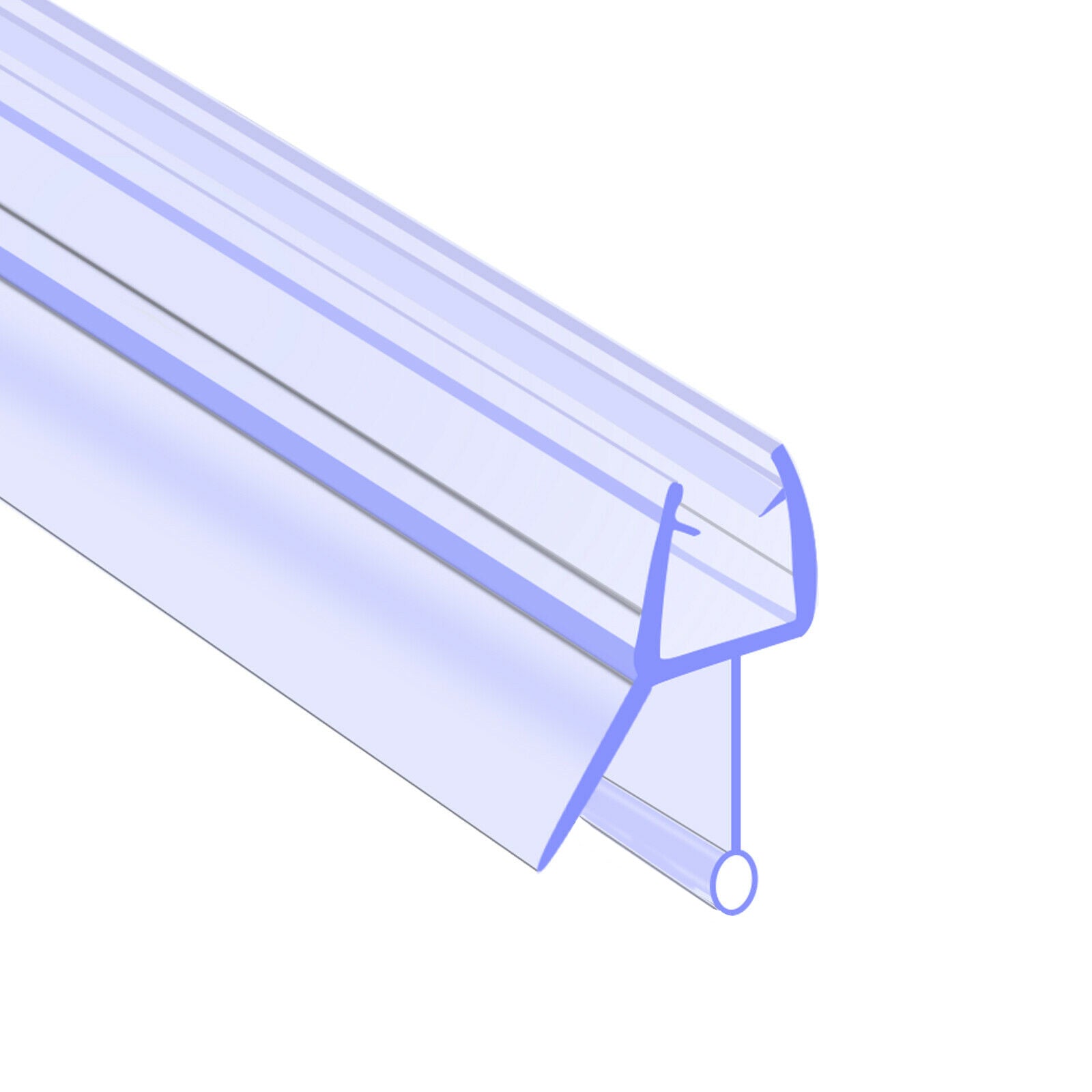 900 mm Glass Shower Door Rubber Seal Strip Gap 18 mm