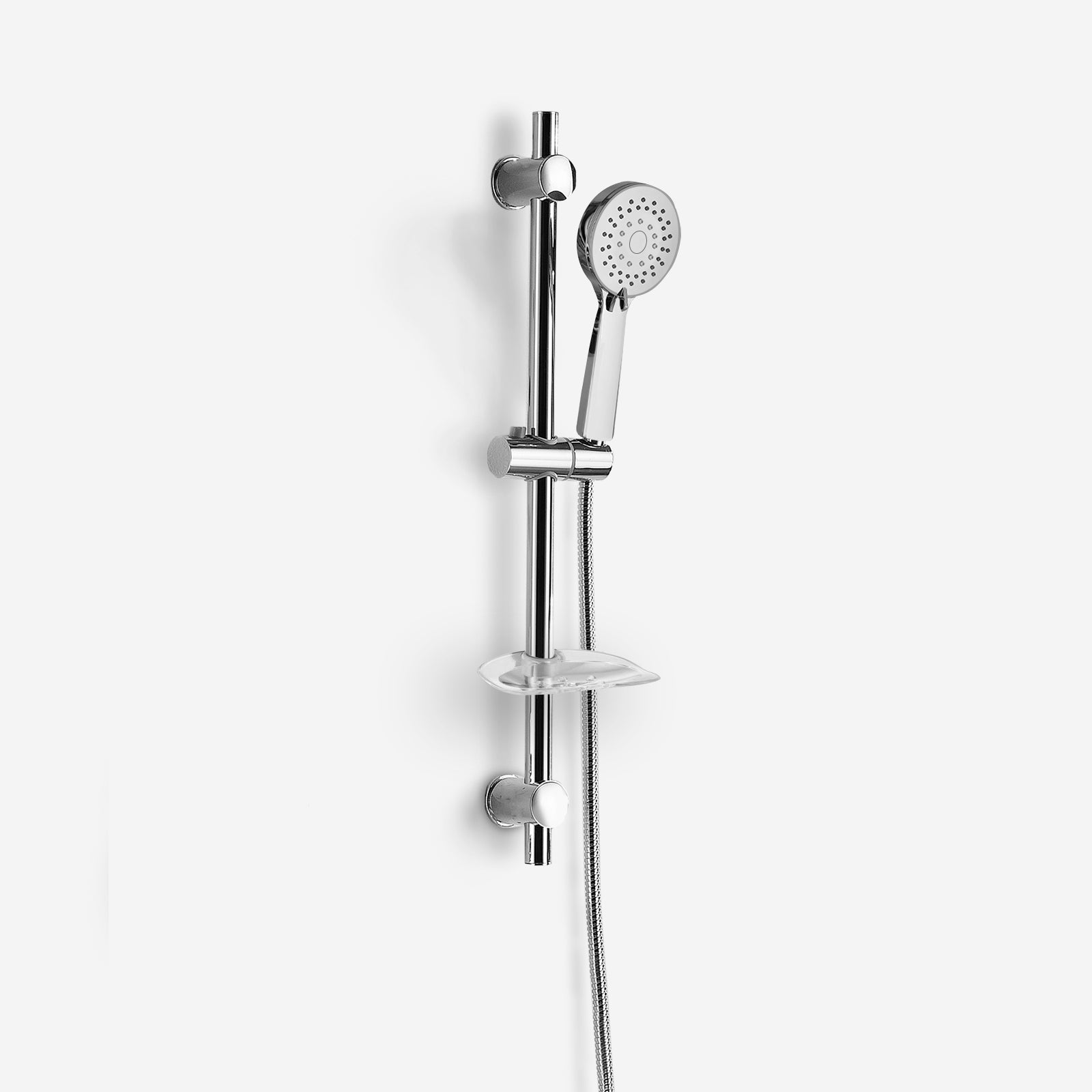 Flora 3 Dial 3 Way Concealed Thermostatic Shower Mixer Slim Twin Head Body Jets