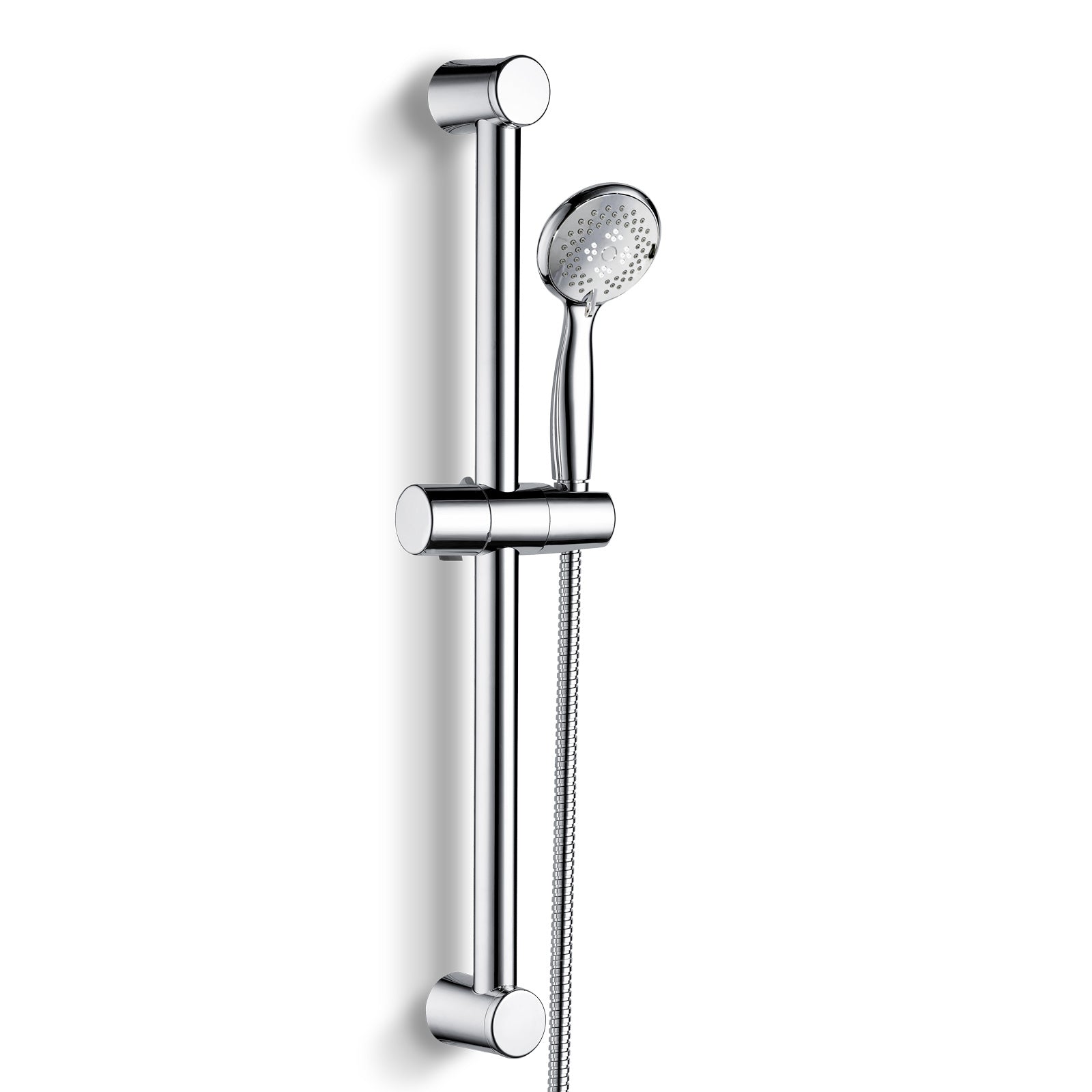 Flora 3 Way Concealed Thermostatic Shower Mixer Valve, Shower Head, Slider Rail kit, Body Jets Set Chrome