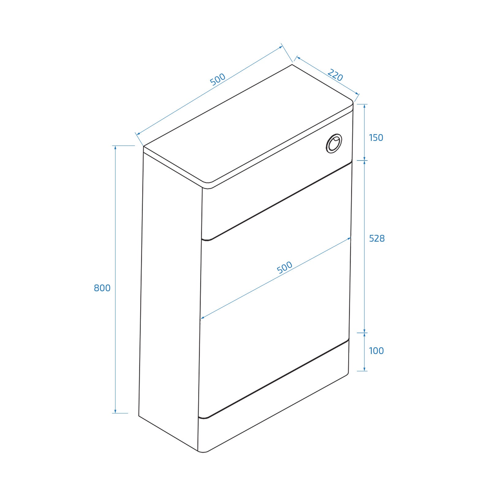 Grey 1100mm Basin Vanity Unit WC BTW Rimless Toilet