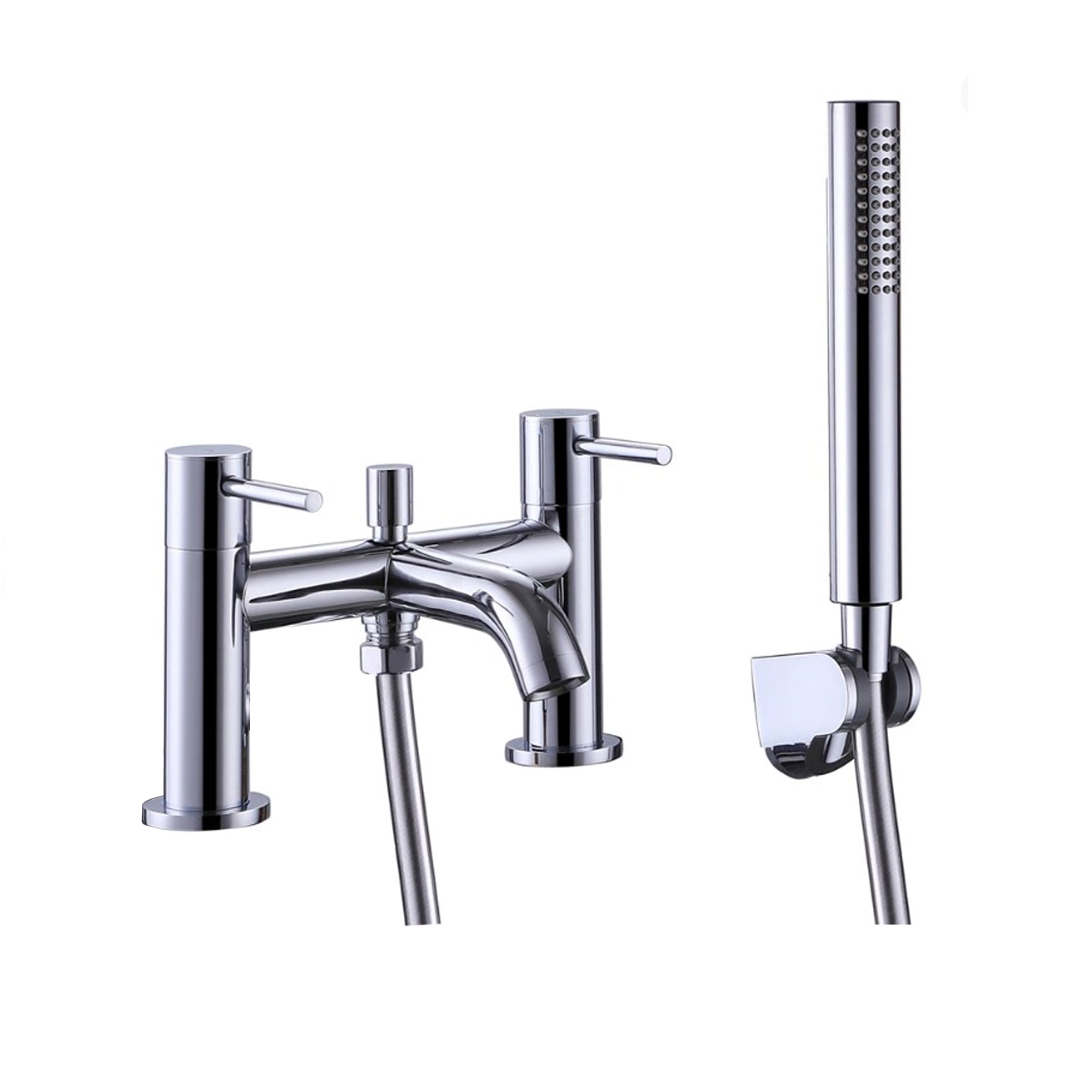 Alice Bath Shower Mixer Tap With Handheld Kit Chrome