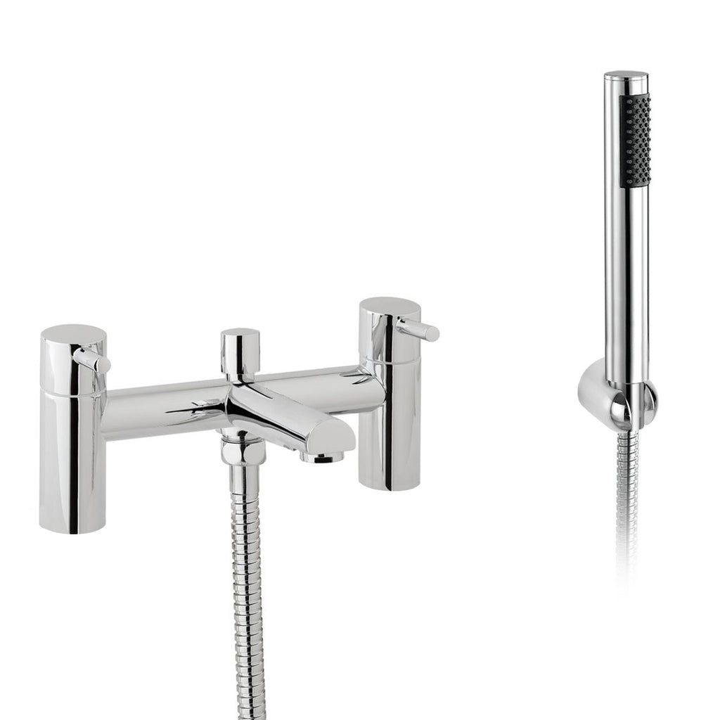 Bridge System Shower Kyic Chrome Bath Shower Bridge Deck Mounted Mixer Tap And Handset