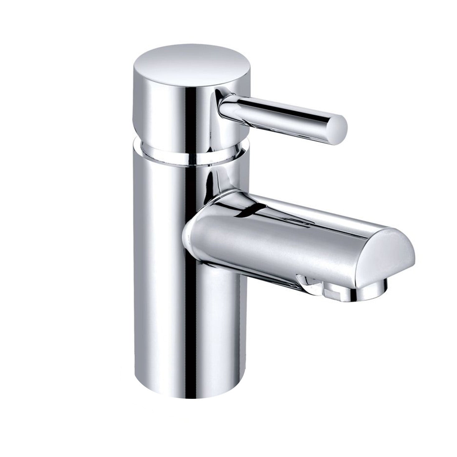 Kyic Bathroom Chrome Basin Sink Single Lever Mixer Tap