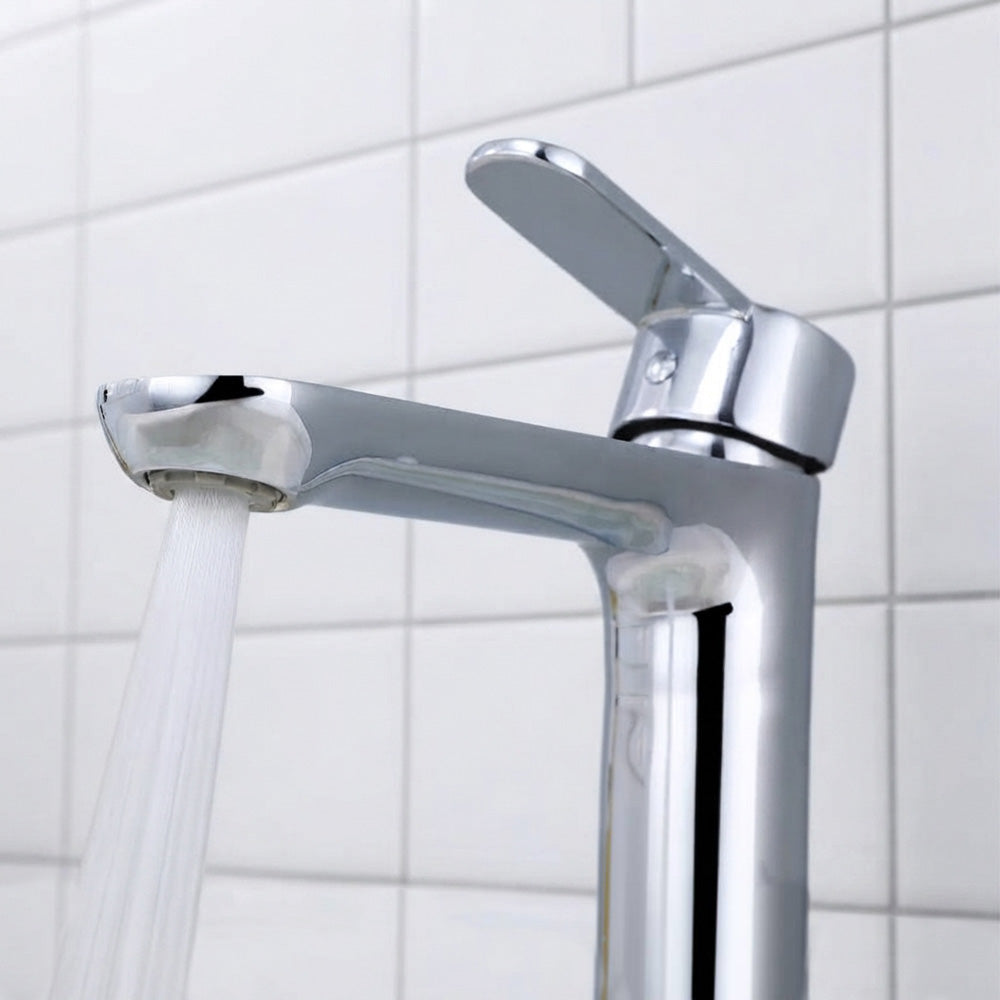 Modern Chrome Bathroom Single Lever Mono Basin Mixer Tap