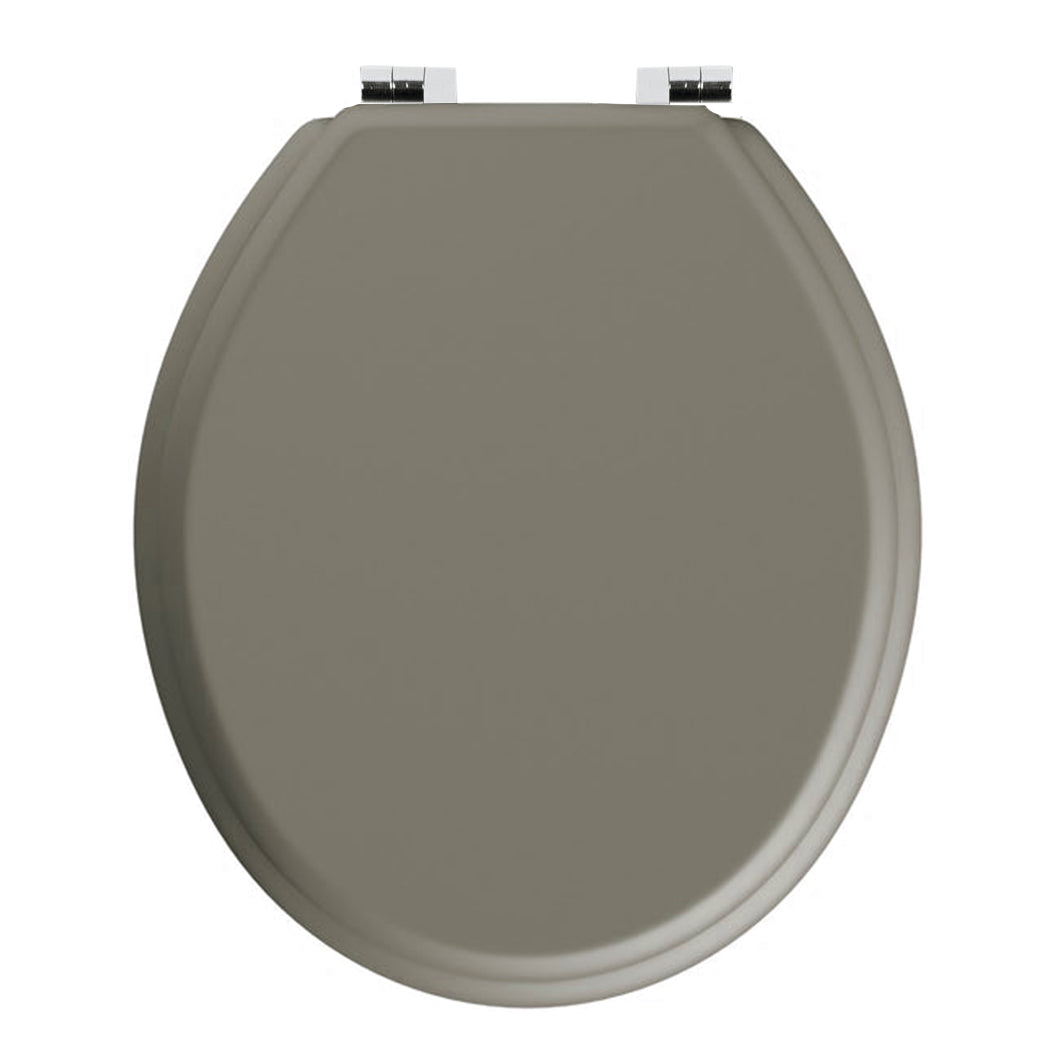 Gorge Classic Oval Shaped Stone Grey Toilet Seat