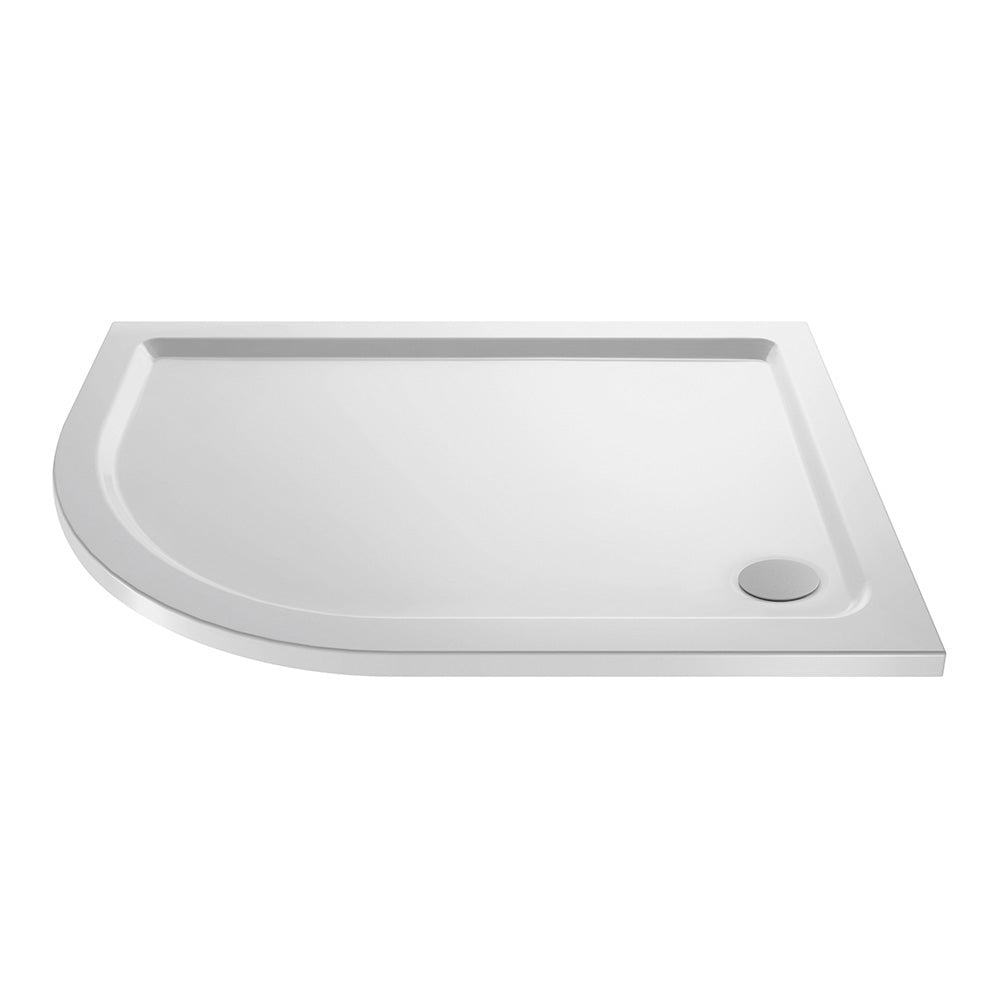 LH 1000mm x 900mm Offset Quadrant Shower Tray