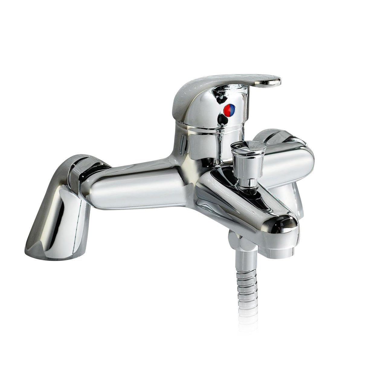 Studio Contemporary Set Of Basin Mono Mixer Tap & Bath Shower Mixer Taps & Waste