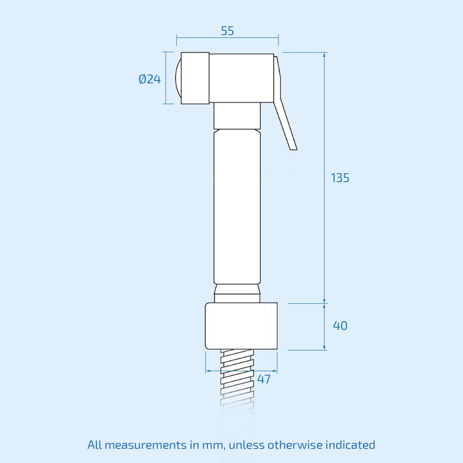 Voilet 2 Dial 2 Way Thermostatic Mixer, 200mm Shower Head, Slider Rail & Handset Matte Black