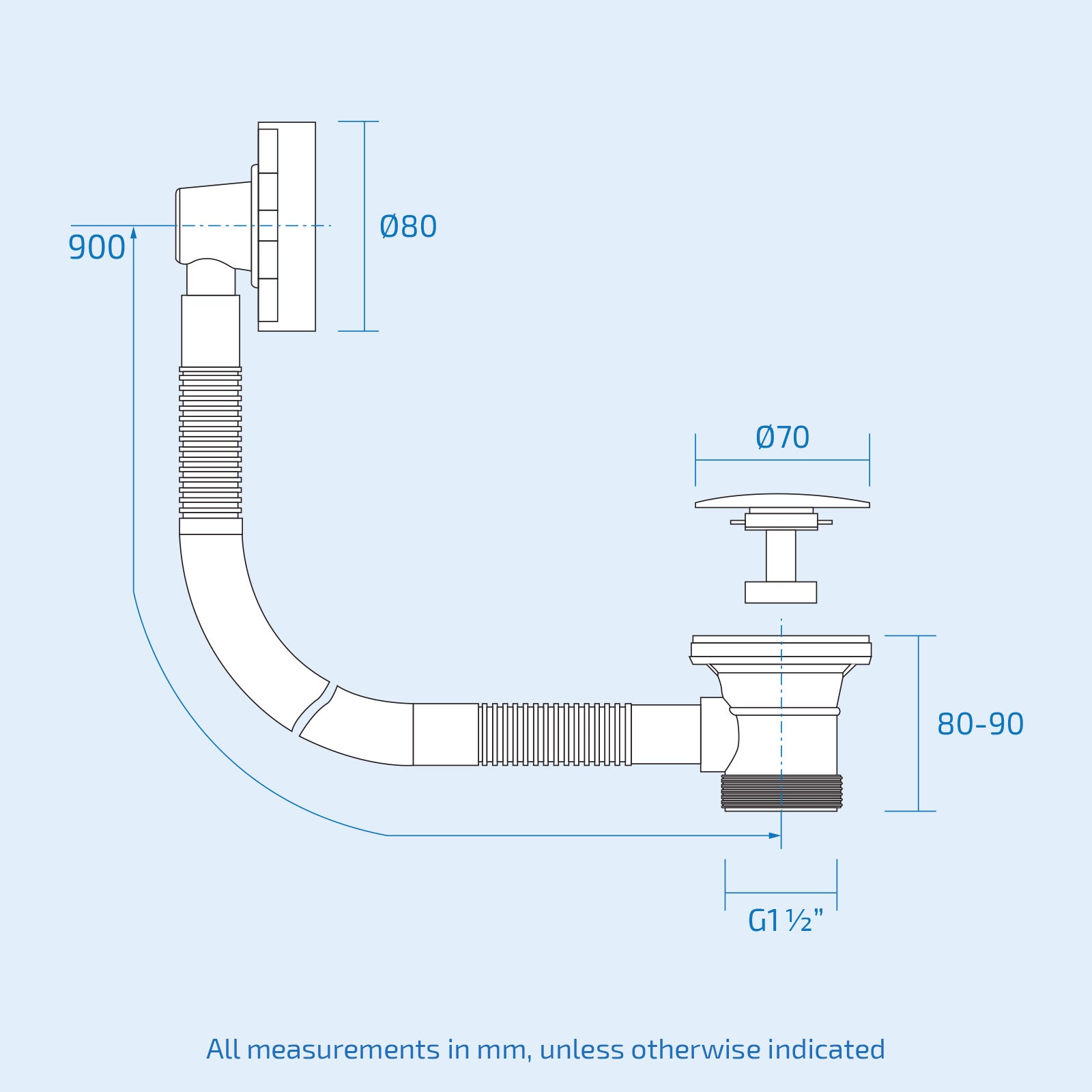 Aris 1500mm Bathroom Suite - Square Pedestal Basin with Close Coupled Toilet, Shower Bath and Taps Set