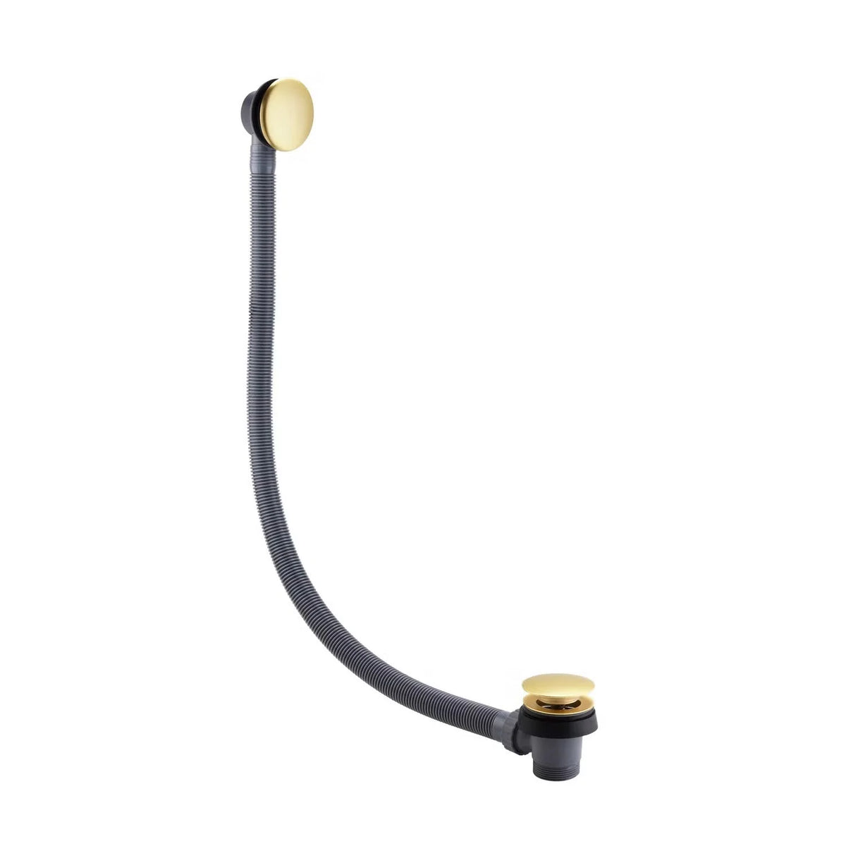 Bathroom Suite - Alaska 1700mm Square Single Ended Bathtub with Screen, 600mm 2 Drawer Basin Vanity & Close Coupled Toilet - Set with Brushed Brass Fittings