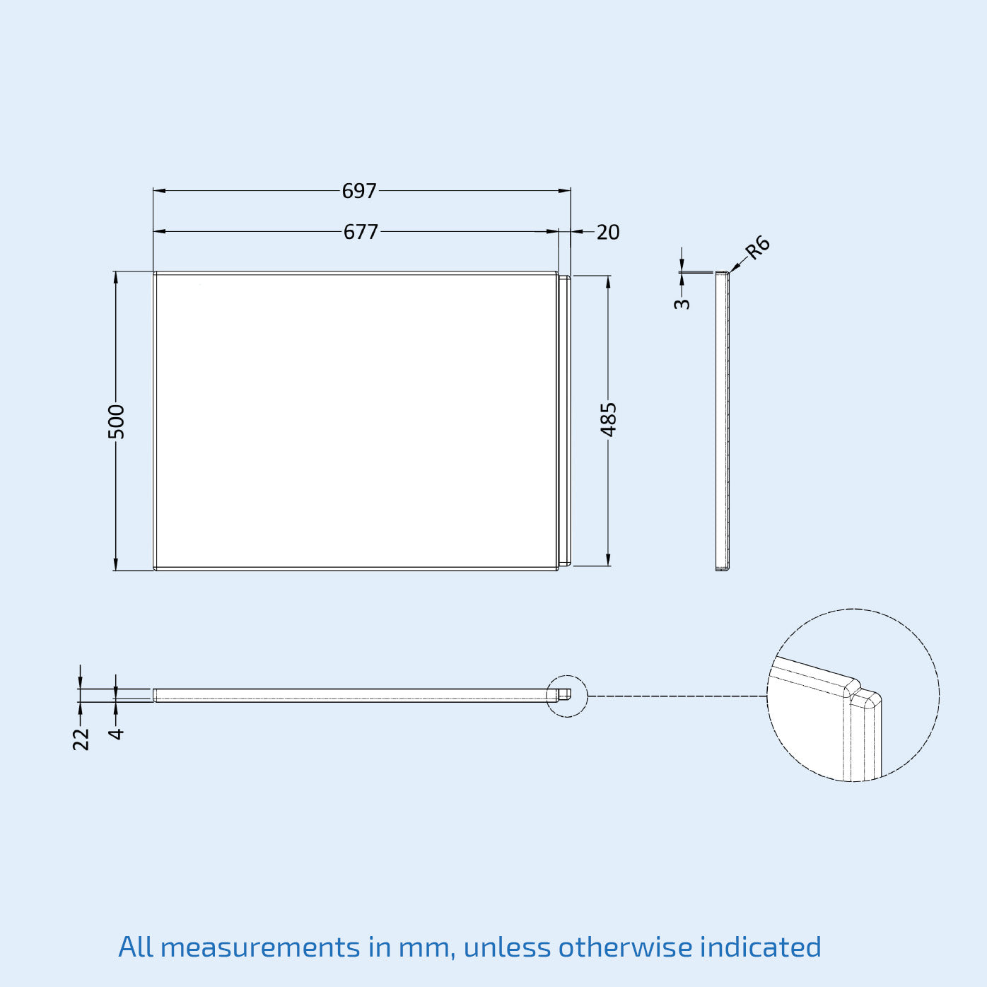 1700 x 850mm Right Hand L Shaped Shower Bath With Front End Panel & Hinged Shower Screen