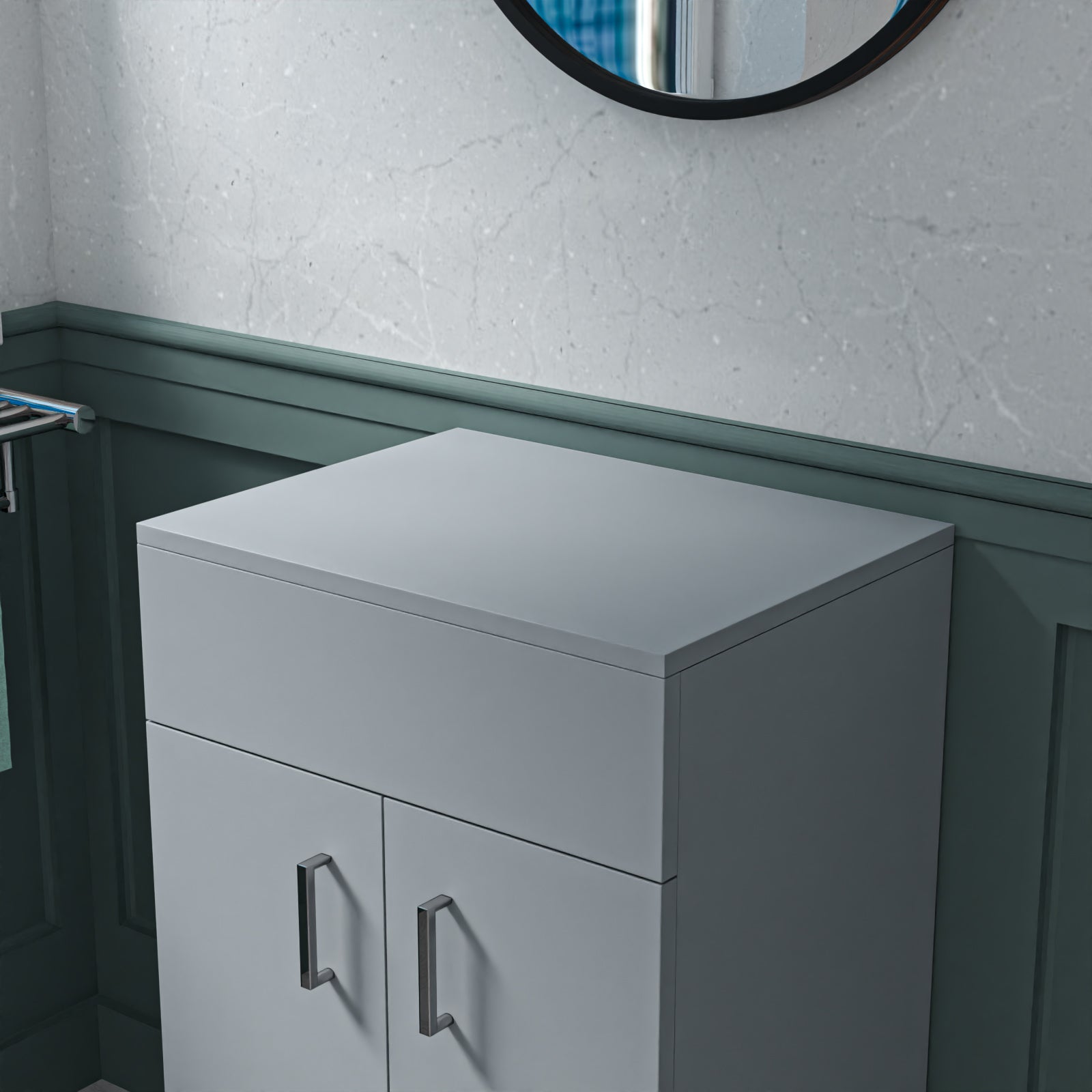 500mm Grey Moisture Resistant Vanity Cabinet Worktop