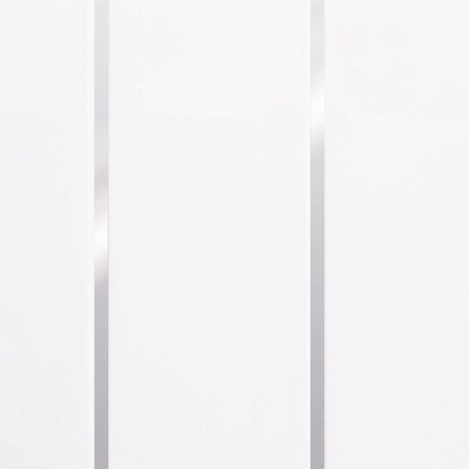 PVC Panel Gloss White Silver 200mm x 2700mm x 6mm (Pack Of 5)