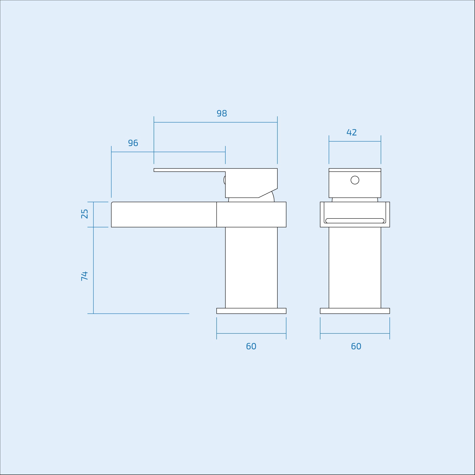 Saturn Contemporary Waterfall Basin Sink Single Lever Mono Mixer Tap