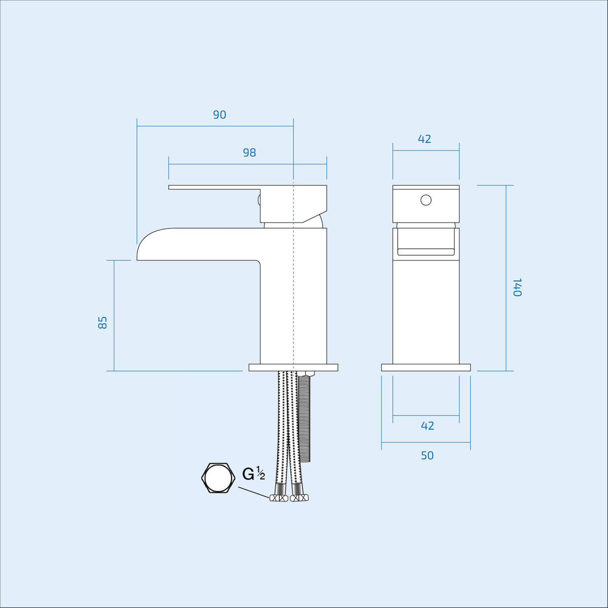 Nanuya L-Shaped RH Bath With Screen, Vanity With Toilet, Taps & Shower Set - White