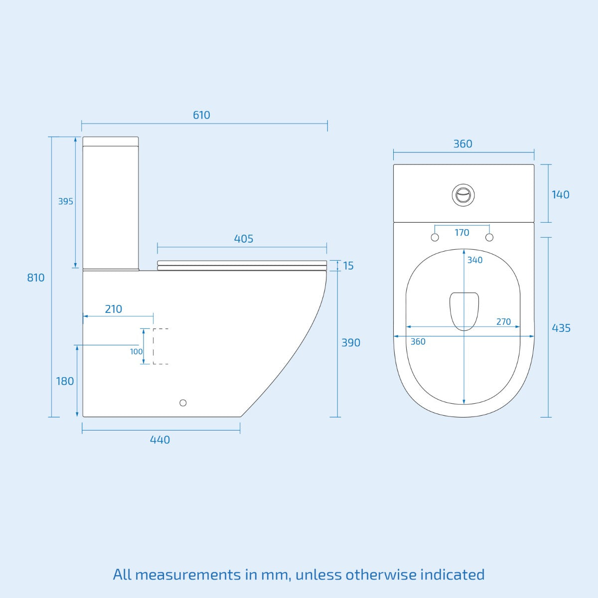 Steel Grey 600mm Freestanding Vanity With ceramic Basin & Close Coupled Toilet