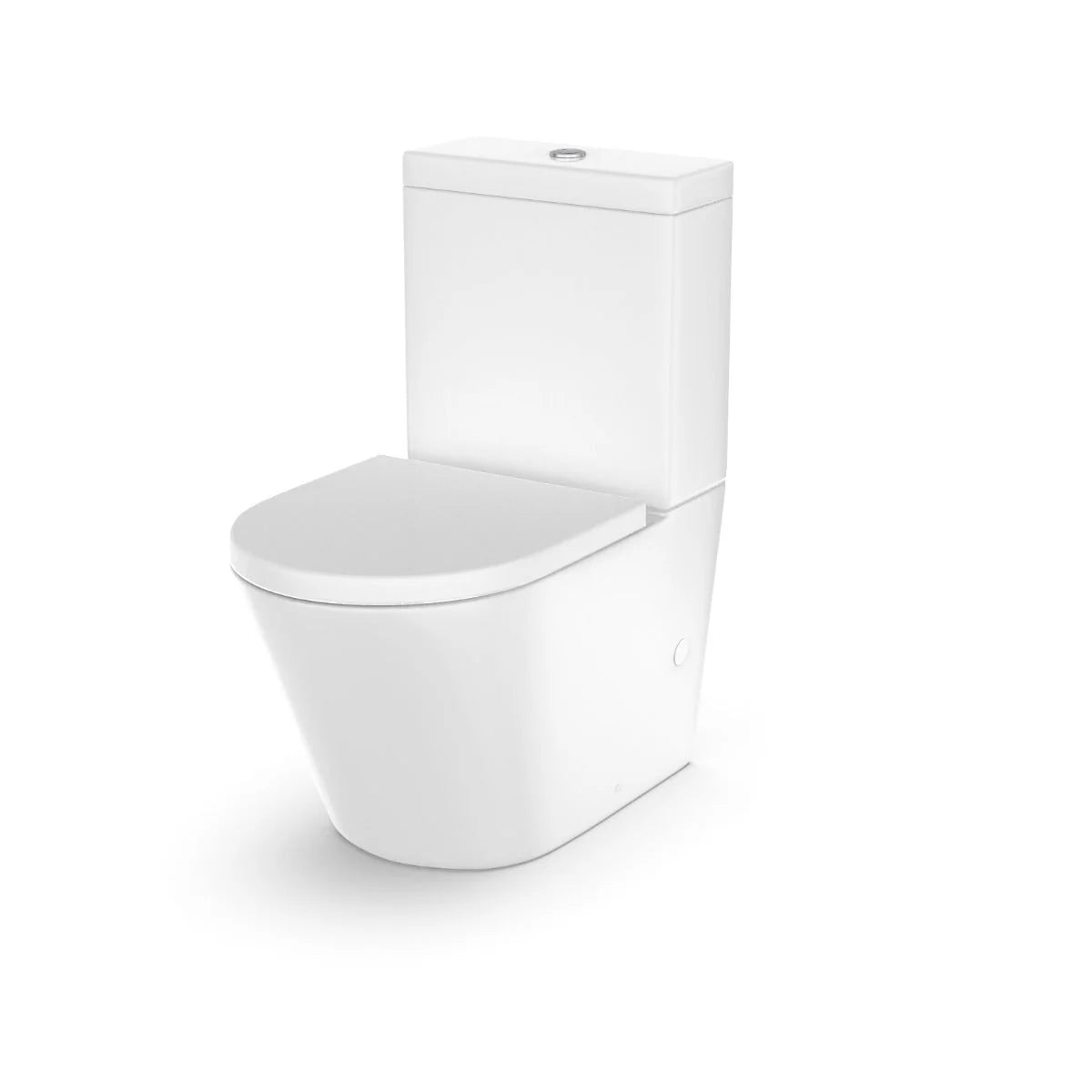 Bathroom Suite - Alaska 1700mm Square Single Ended Bathtub with Screen, 600mm 2 Drawer Basin Vanity & Close Coupled Toilet - Set with Brushed Brass Fittings