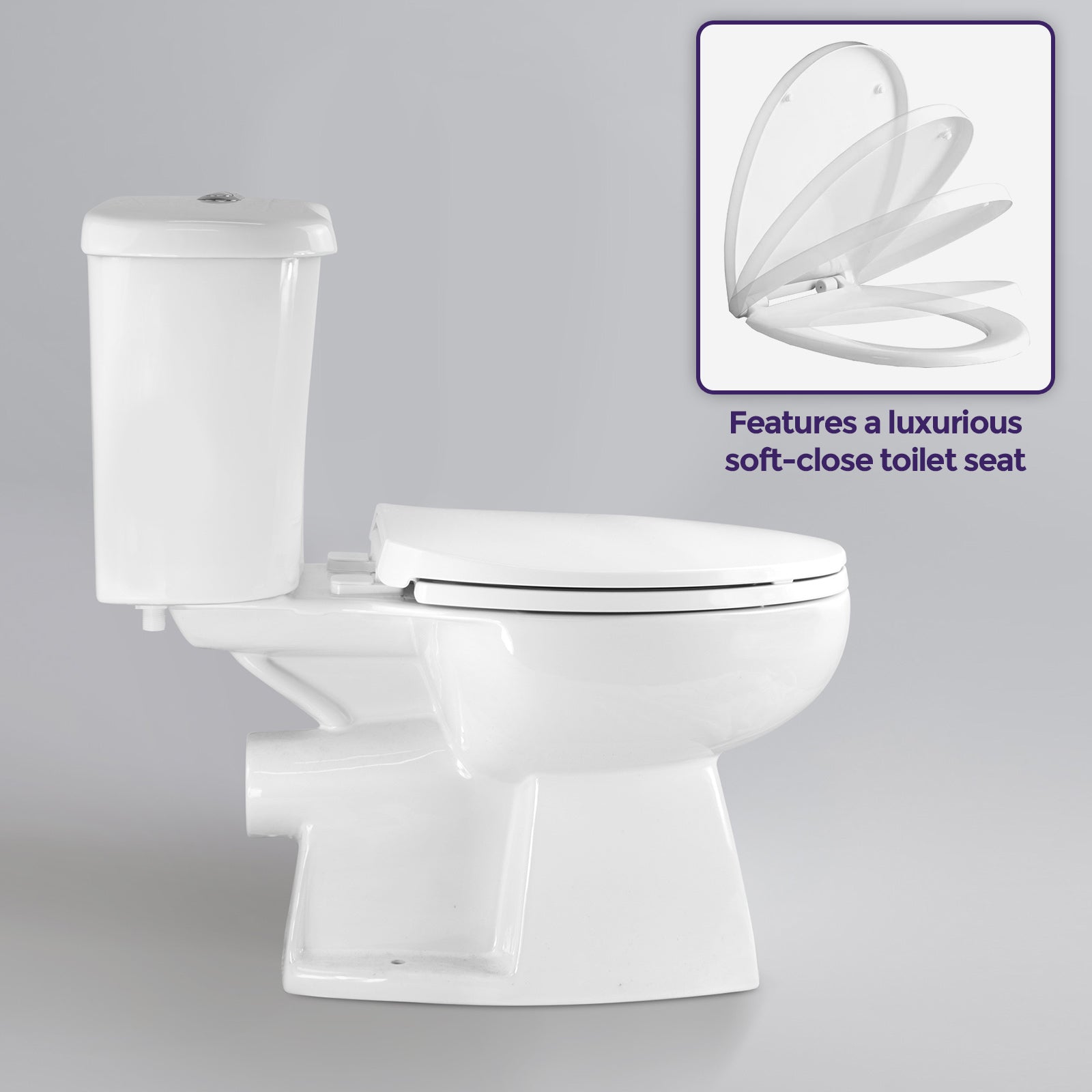 Senore White 1700mm P-Shaped Bath and Screen Basin Flat Pack Vanity Unit Close Coupled Toilet Mono and Shower Mixer Taps & Wastes