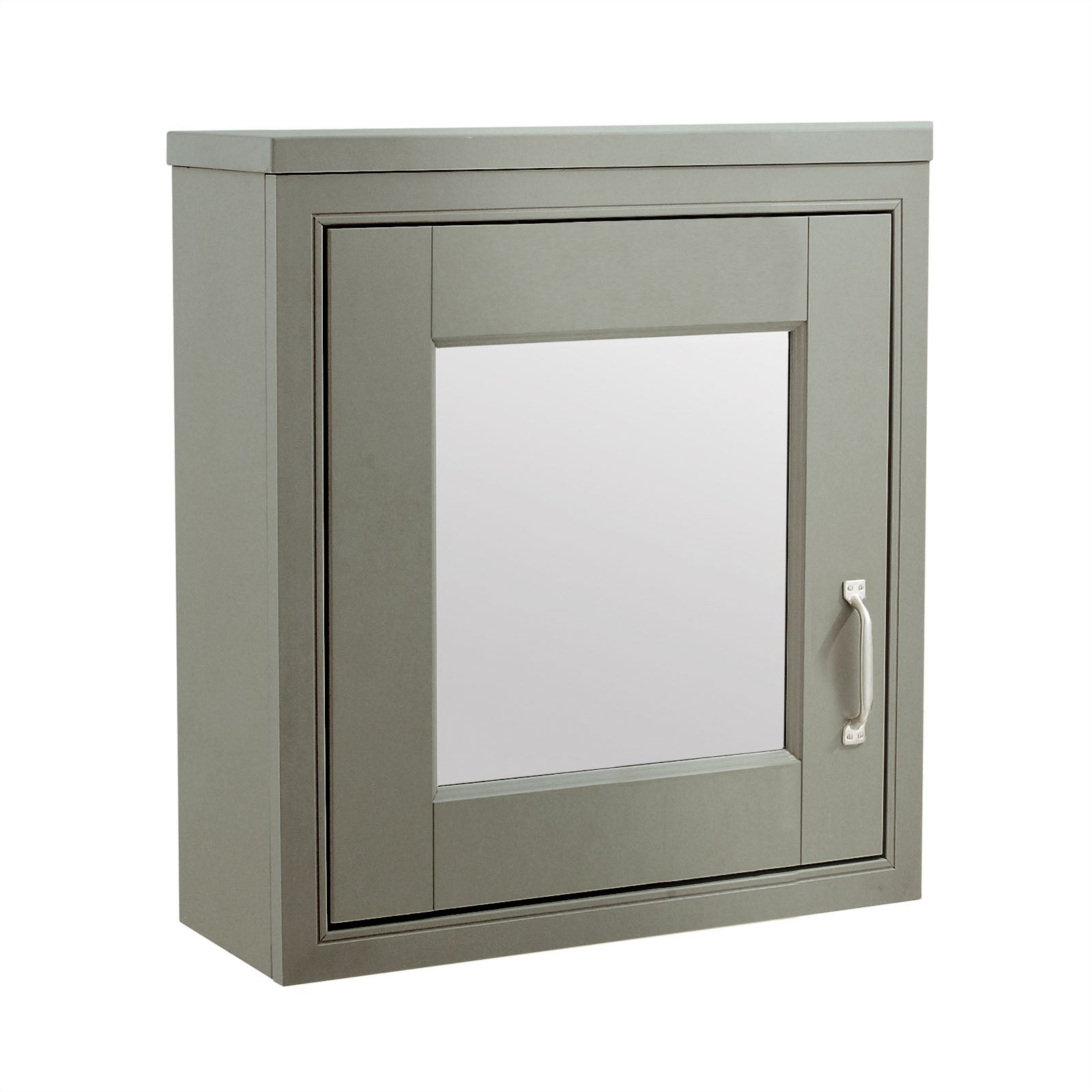 Chiltern Traditional 500mm Mirror Cabinet Stone Grey