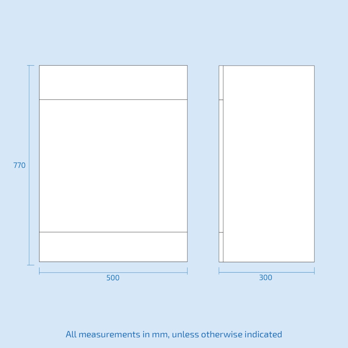 White P-Shaped RH Bath 550mm Vanity WC Unit & Curved BTW Toilet