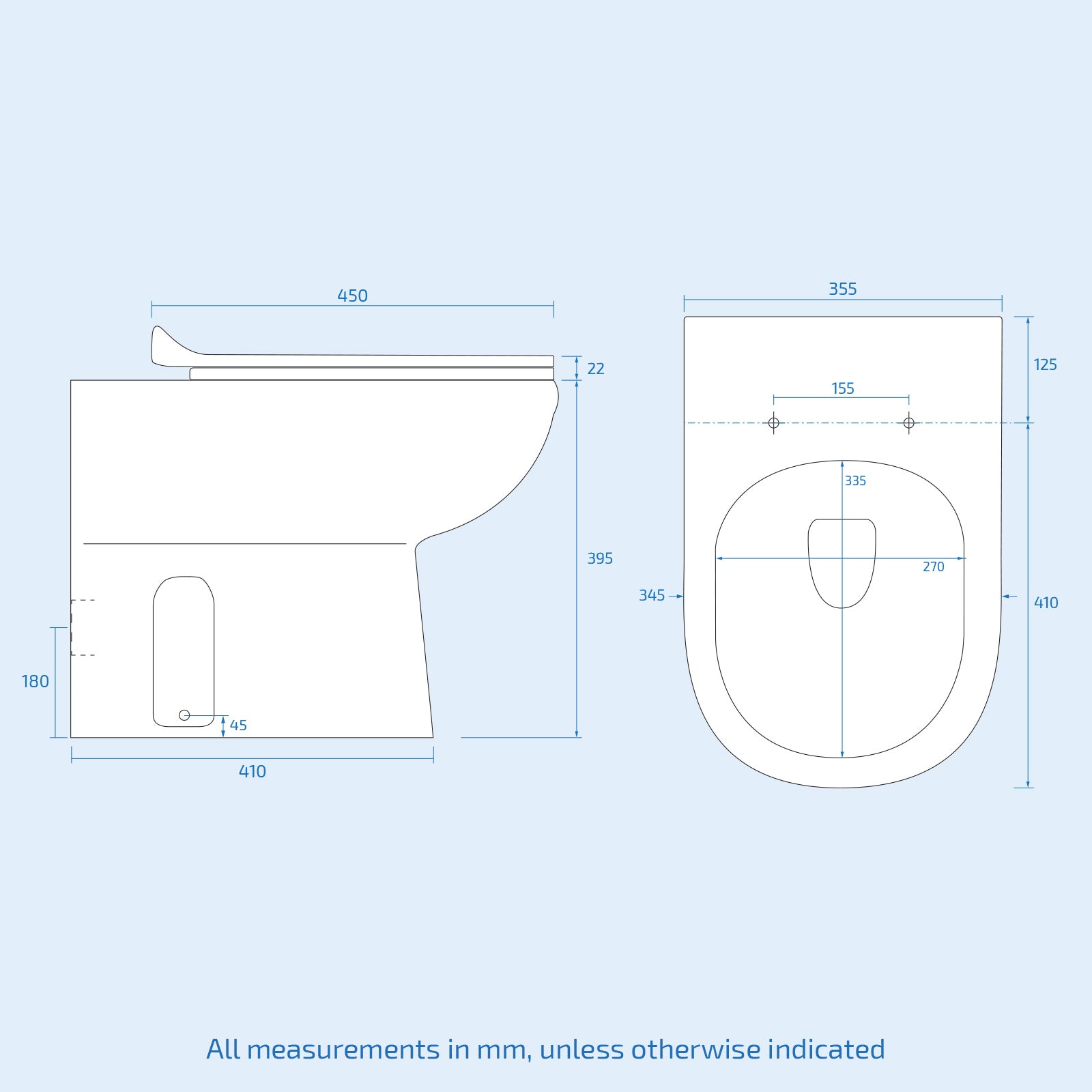 Manifold Grey 900mm Left Hand Vanity Basin Back To Wall Toilet