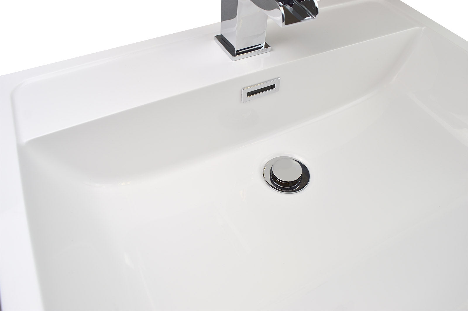 Merton Anthracite 600mm Vanity Unit and Tall Wall Hung Storage Cabinet Resin Basin