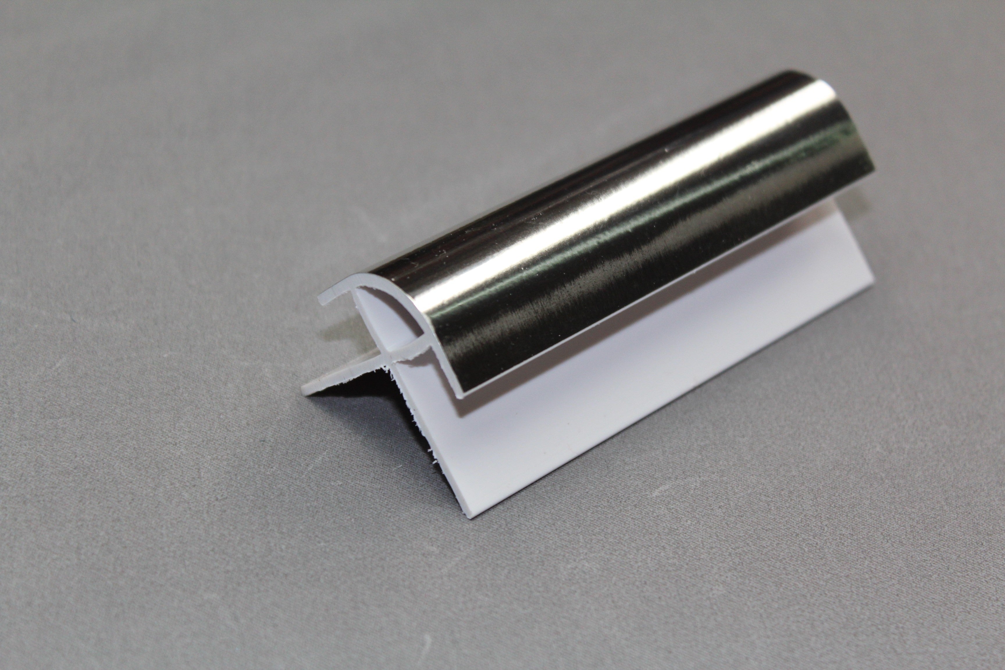 External Corner Fixing Chrome Ceiling Trim 2400mm X 10mm