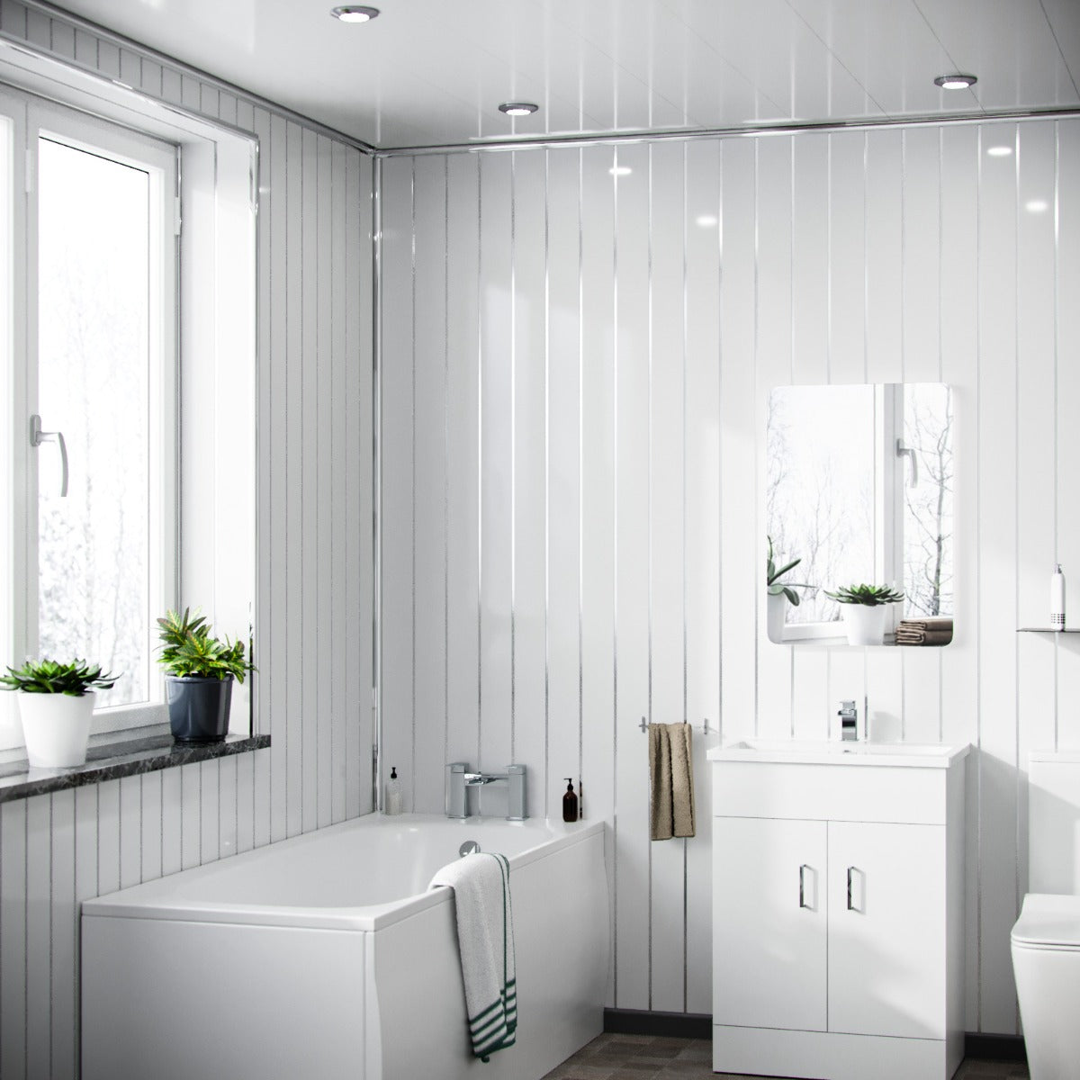 Jointless Cladding Bathroom Plastic Cladding Shower Backing, Jointless Wall Cladding Made
