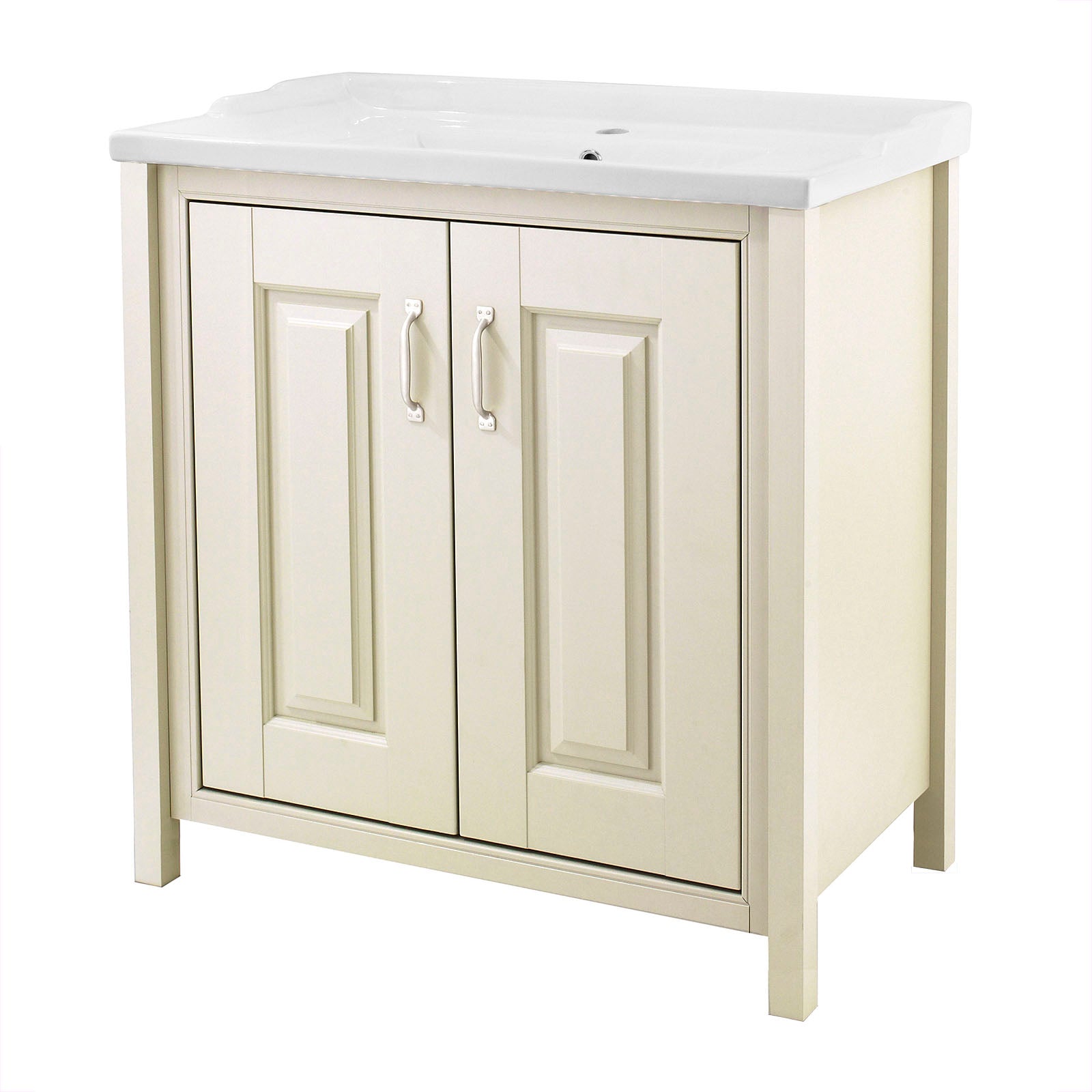 Chiltern 800mm Freestanding Vanity Basin Cabinet Ivory