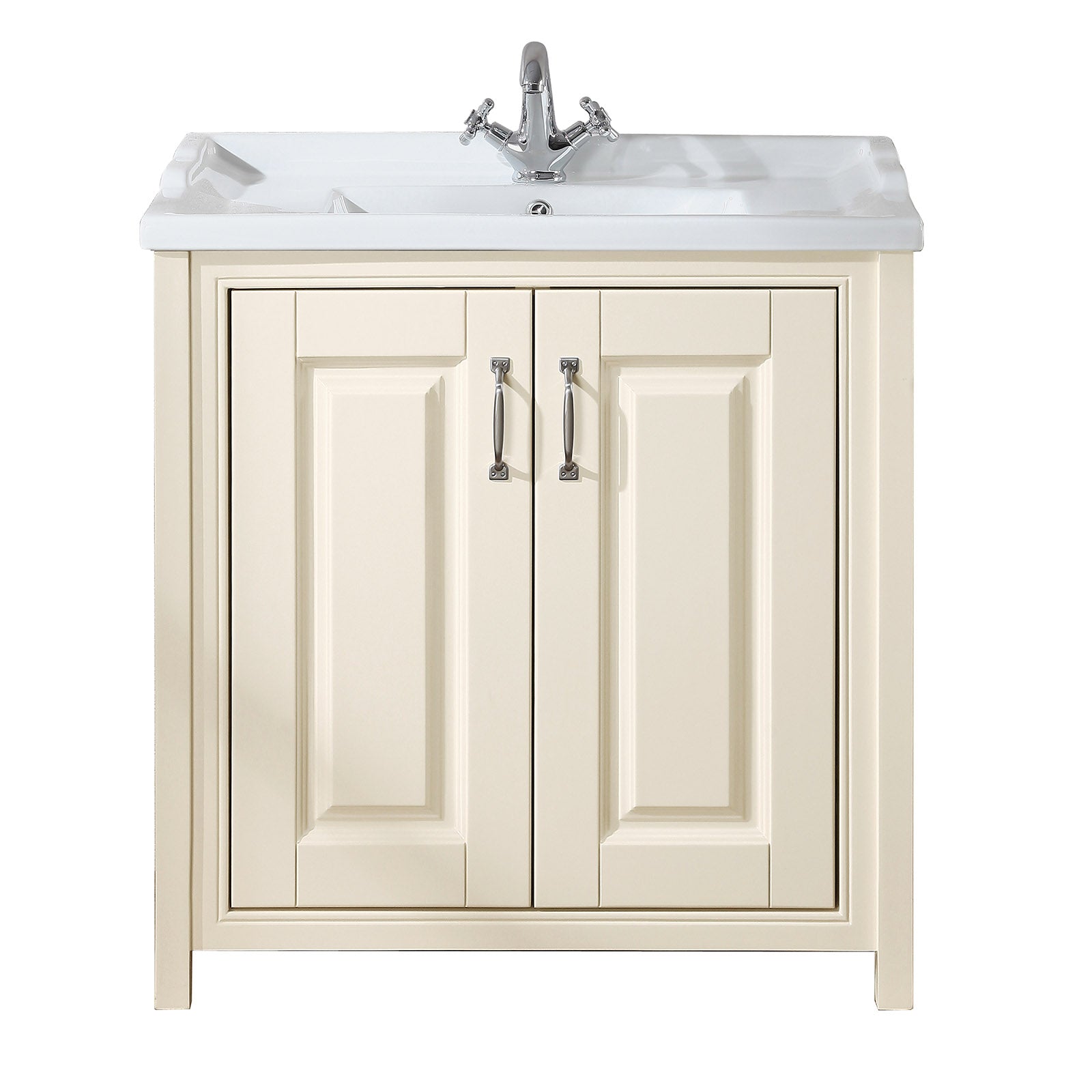 Chiltern 800mm Freestanding Vanity Basin Cabinet Ivory