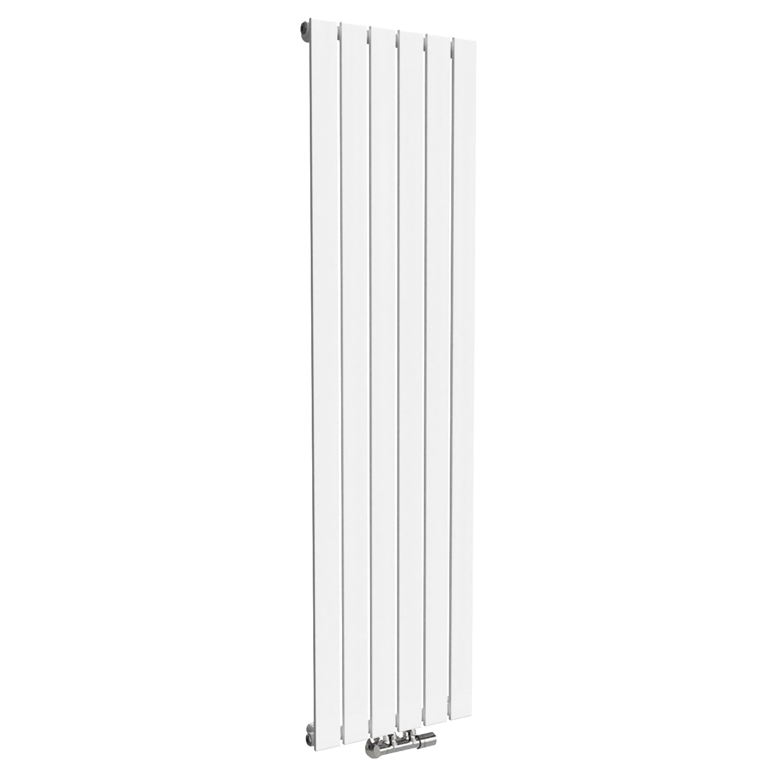 Vertical Flat Panel White Central Connection Radiator 1800 X 410 mm