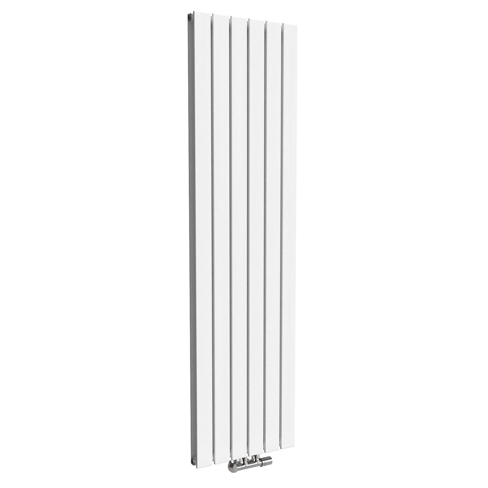 Vertical Flat Panel White Central Connection Radiator 1800 X 410 mm