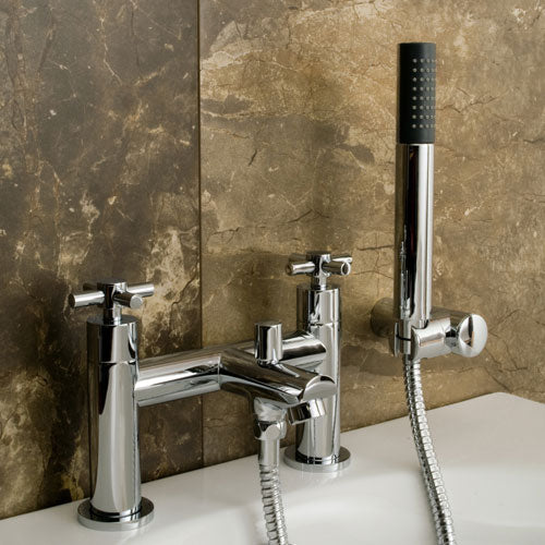 Crox Modern Bath Shower Mixer Tap Chrome