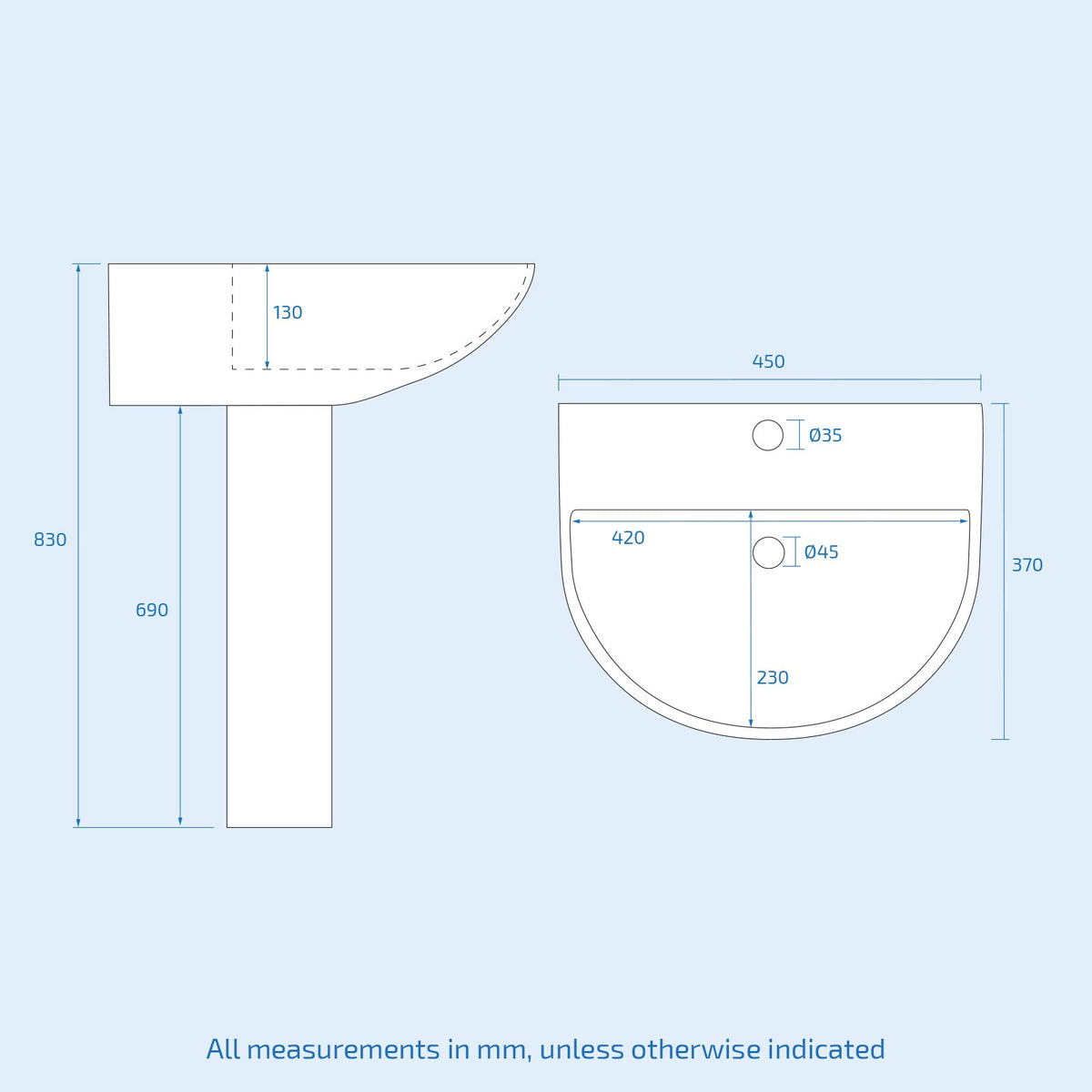 Complete Bathroom Suite 1700mm Bath & Full Pedestal Basin With Toilet