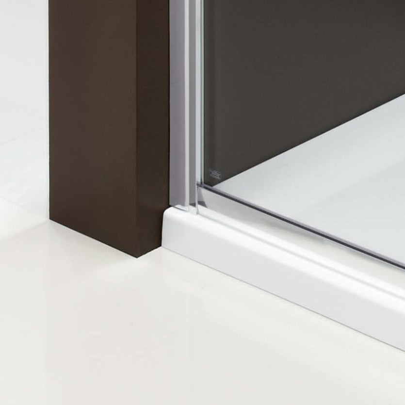 1100 x 1850mm Shower Sliding Door & Side Panel Enclosure Chrome