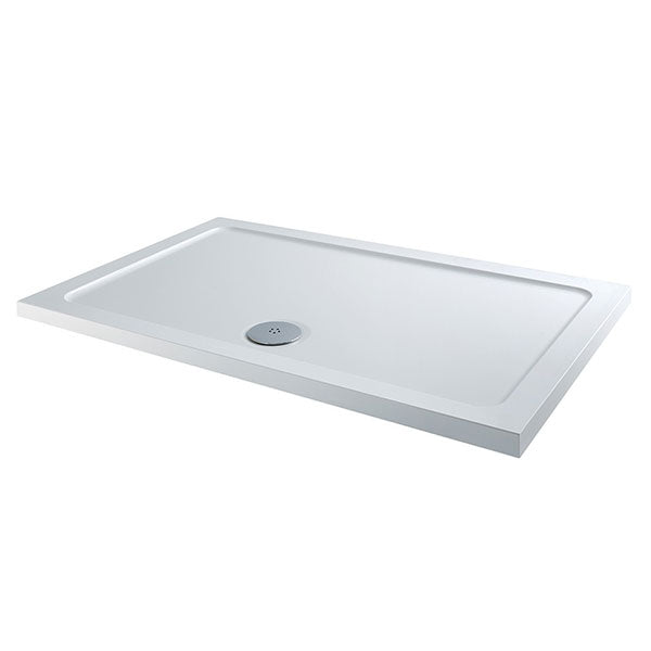 Stone Resin Shower Trays Rectangular 900x700mm and Waste