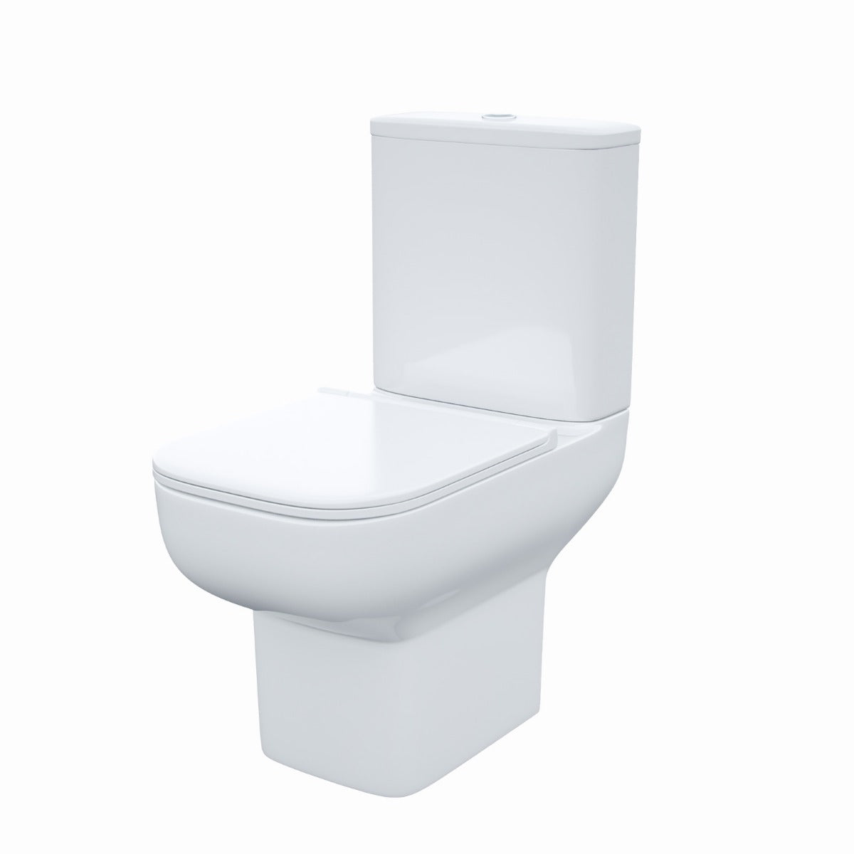 Cobalt 1700mm Bath, Pedestal Basin And WC Toilet 3 Piece Bathroom Suite White