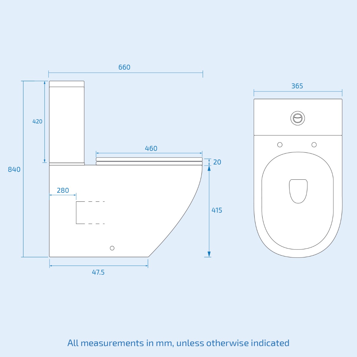 P-Shaped RH Bath 550mm Floor Vanity Unit & Curved Toilet Suite